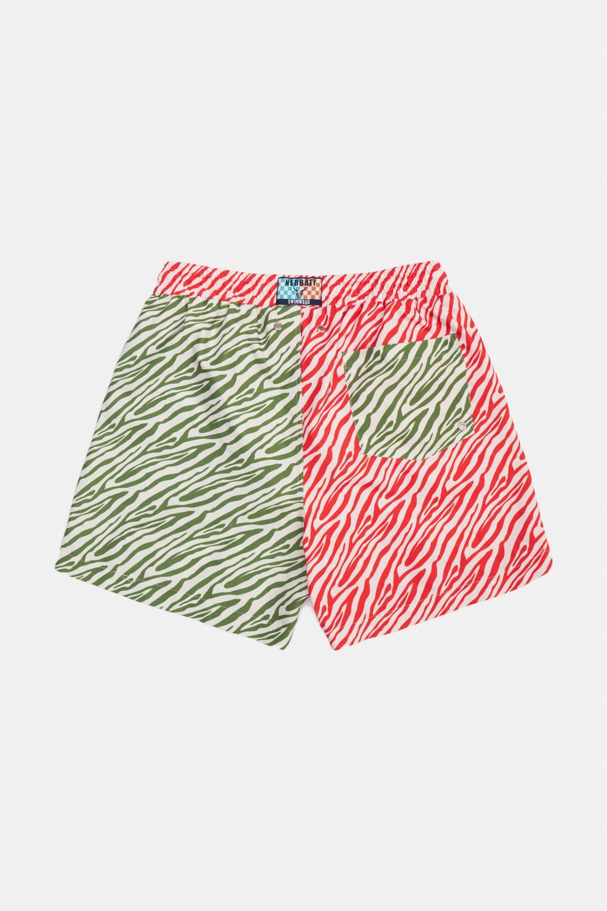 Nebbati-Bg Store Patterned Dad Shorts 23ss0nb3161 2