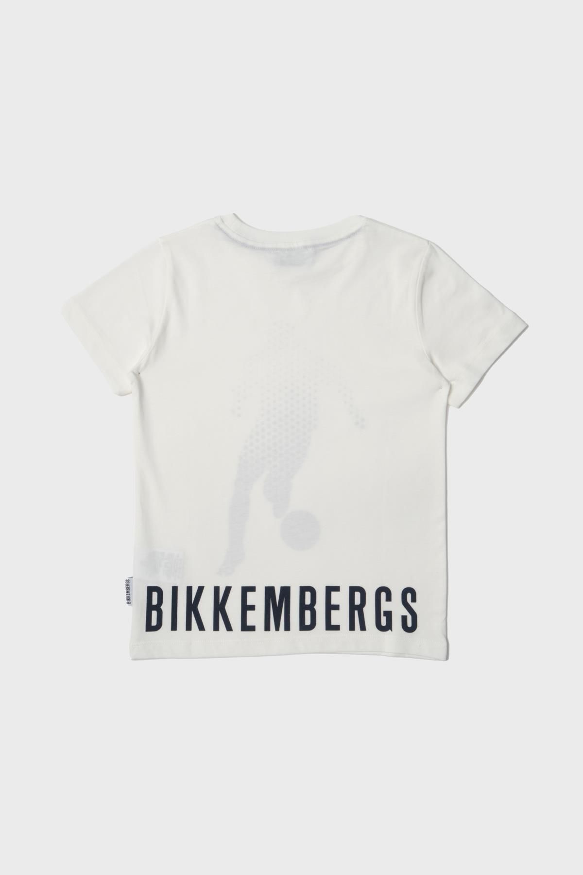 Bikkembergs-Tricou Bg Store Băieți Off-White 23ss1bk1614 3