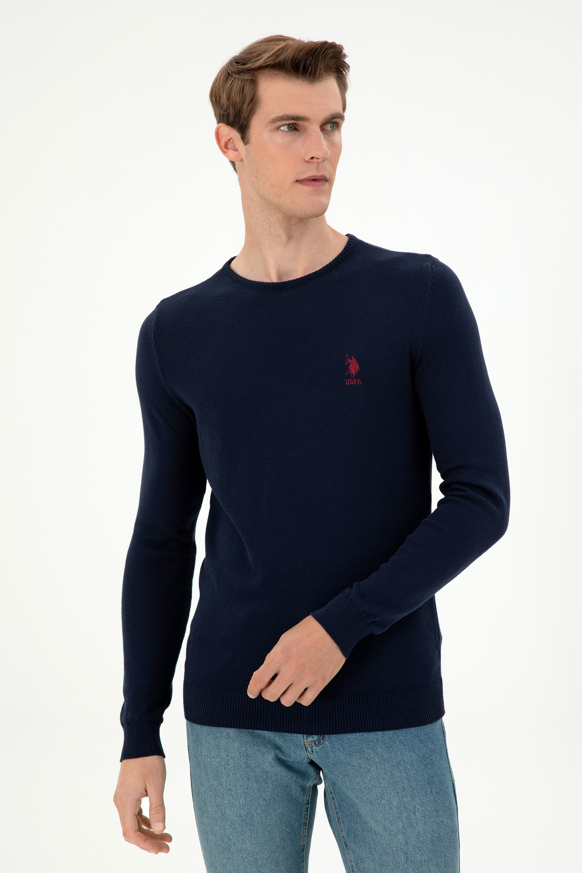 پلیور بیسیک مردانه سرمهای U.S. Polo Assn. مدل 50288880-VR033 — 3