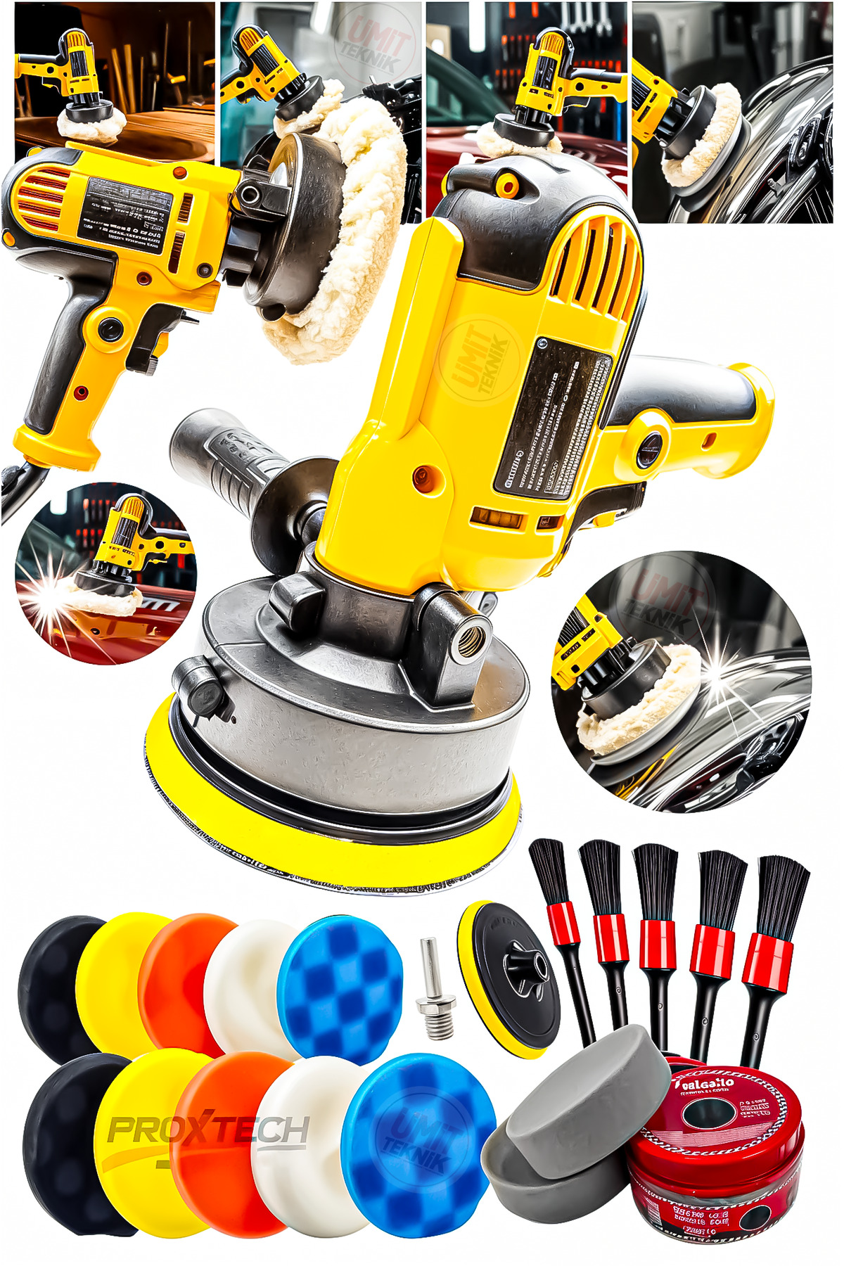 PROXTECH Hobi Pro Zımpara Parlatma Pasta Cila Polisaj Makinası PROXTECH Hobi Pro Zımpara Parlatma Pasta Cila Polisaj Makinası