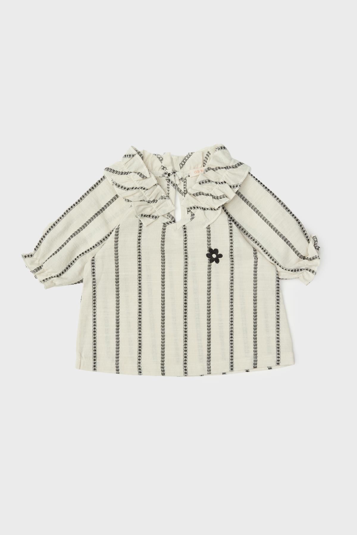 GB Baby-BG Store بلوزة مخططة للفتيات الصغيرات 1