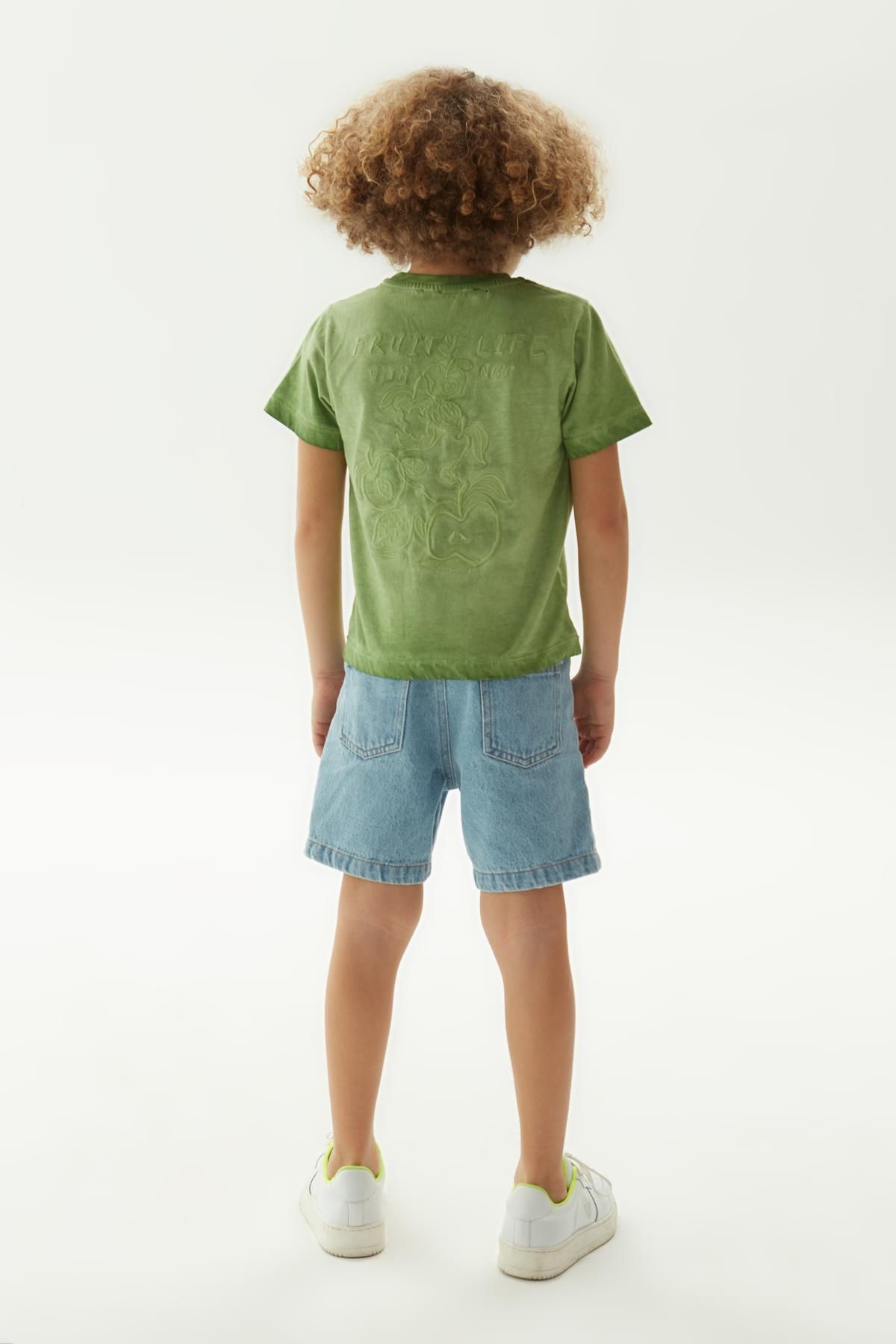 Nebbati-BG Store Boy's Green T-Shirt 4