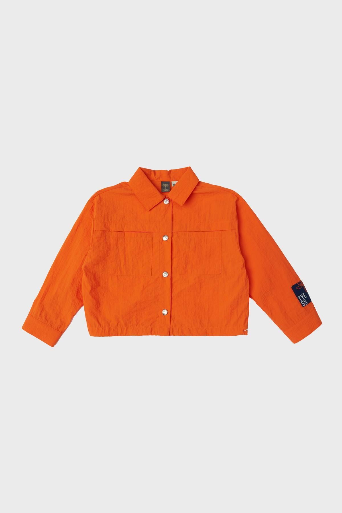 Tyess-BG Store Girl's Orange Jacket 5