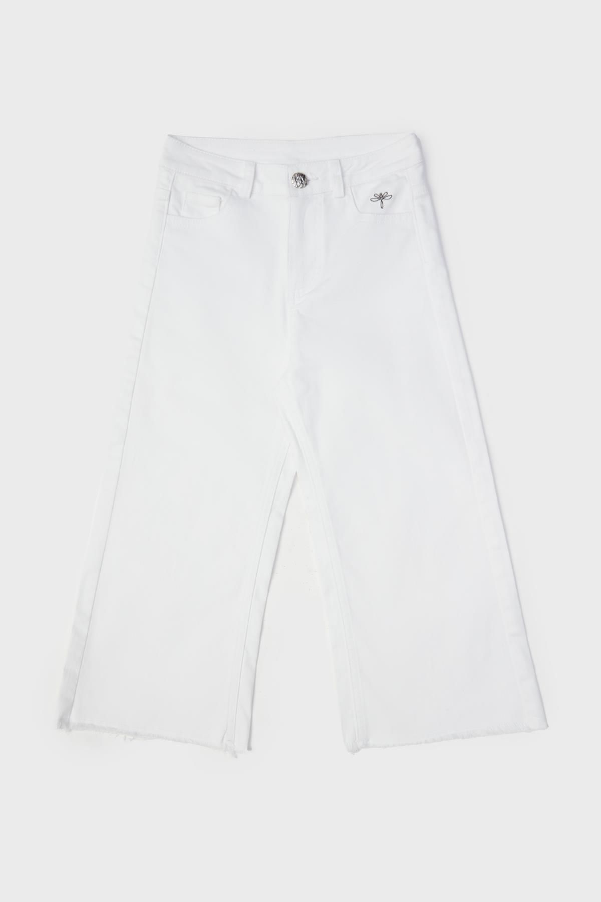 Tyess-Magazin Bg Pantaloni albi pentru fete 5