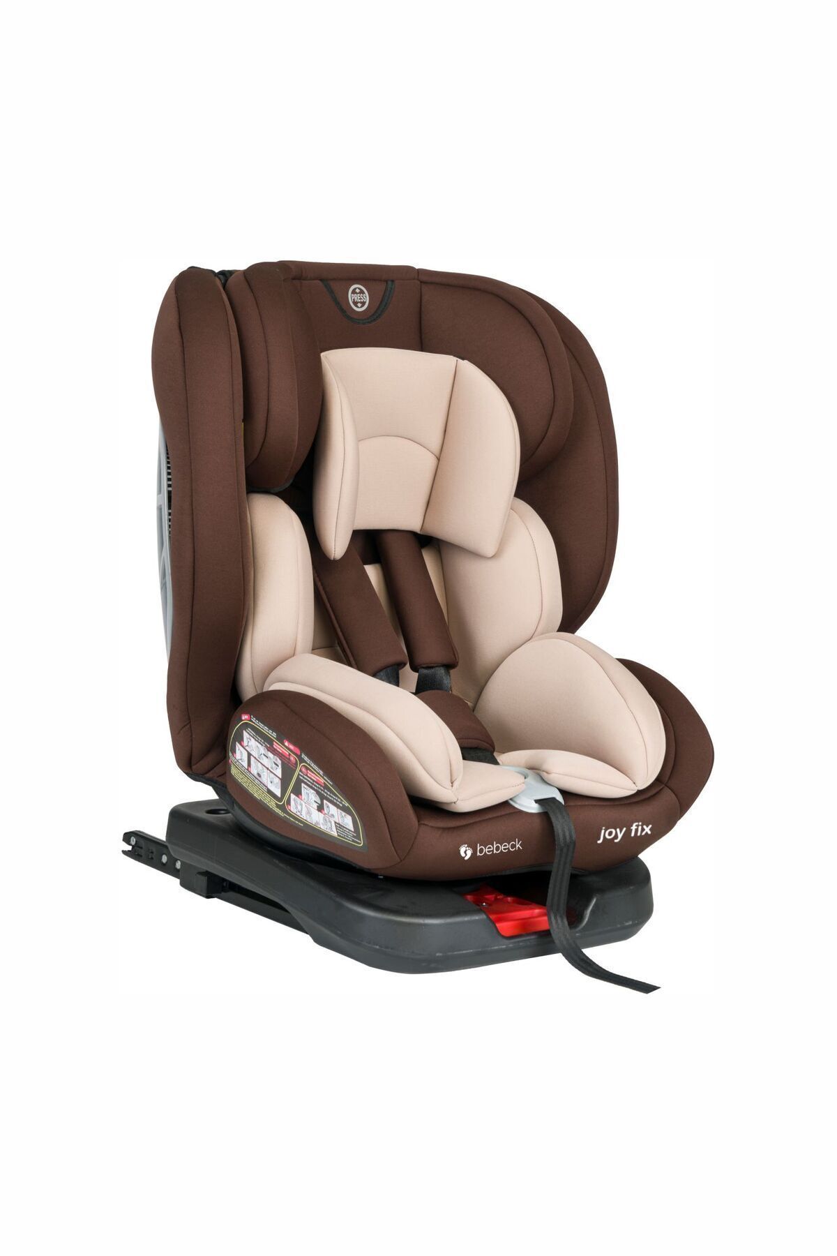 Bebeck Joy Fix 0-36 Kg 360° Dönebilen Isofix'li Oto Koltuğu Bej fotoğrafı 5 (önizleme)