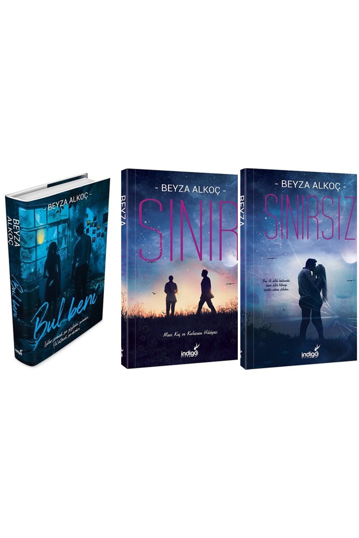 İndigo Kitap Bul Beni + Sınır + Sınırsız ciltli 3 'lü Set Beyza