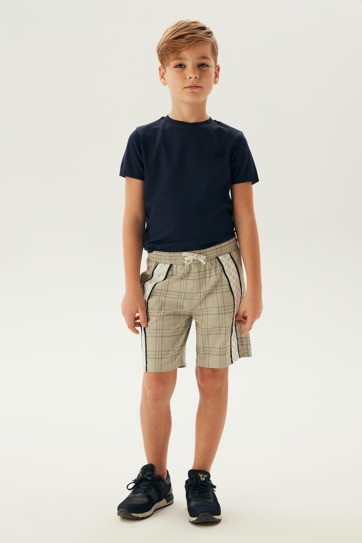 Nebbati-BG Store Boy's Plaid Shorts 1