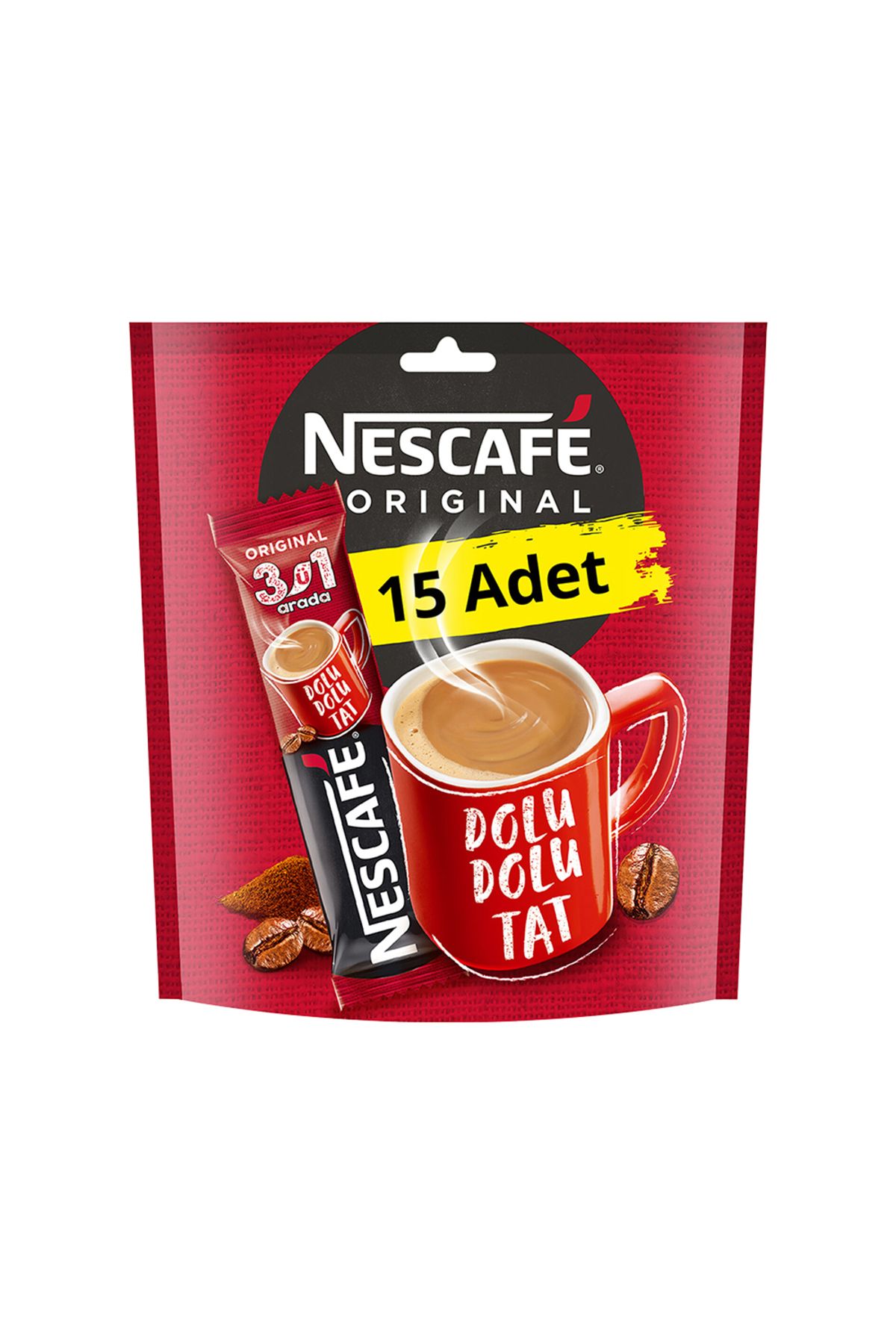 Nescafe 3'ü 1 Arada (17,5 g x 15) x6 Adet