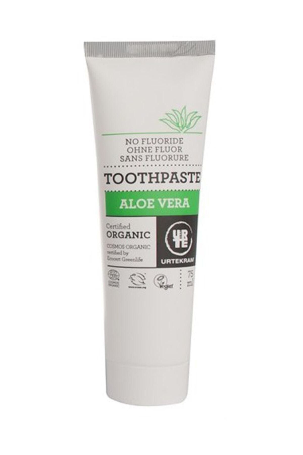 Urtekram-Organic Toothpaste with Aloe Vera Extract 75 ml Fluoride Free 2