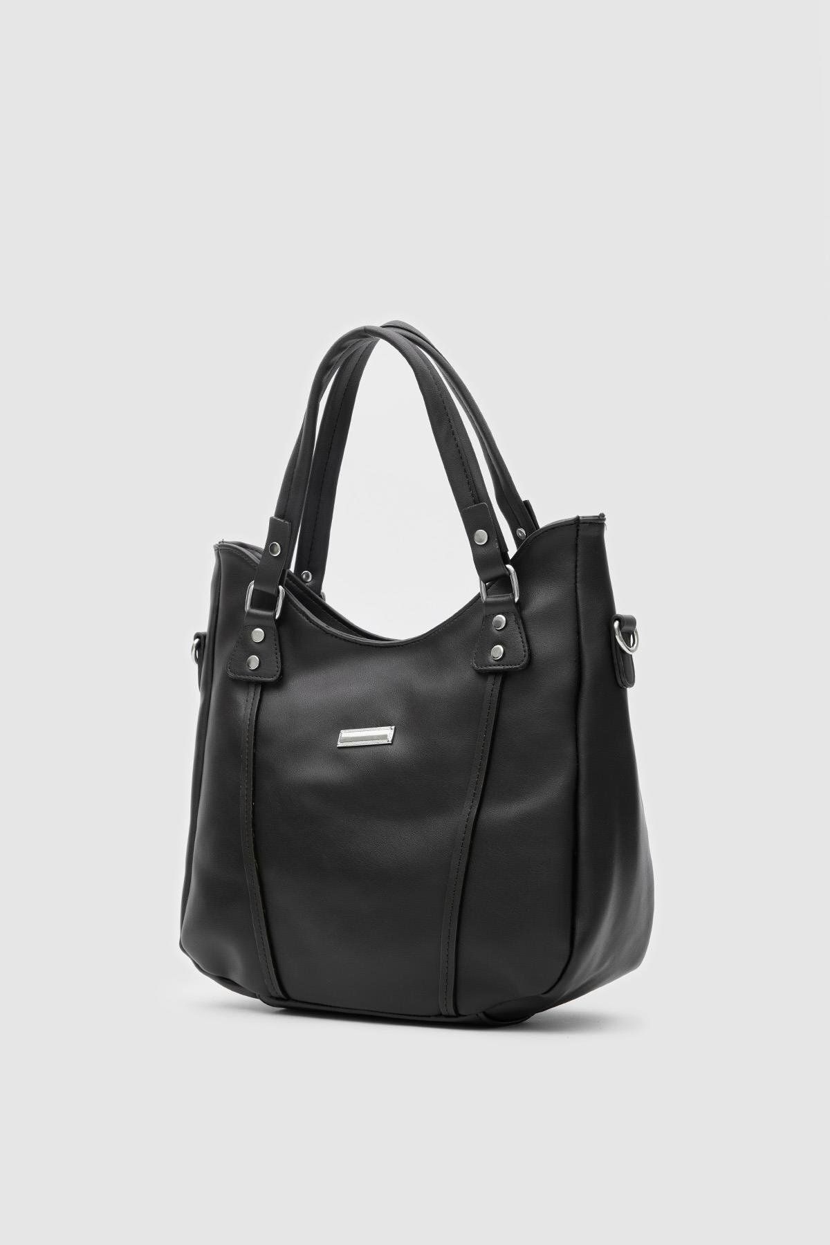 Shule Bags-Fontana Black Shoulder Bag 2