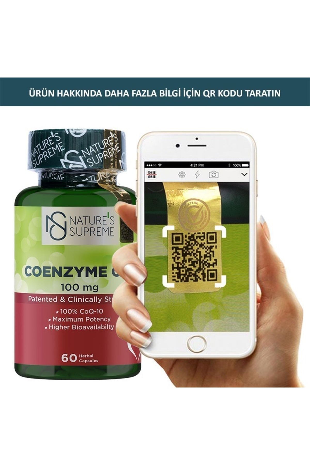 Nature's Supreme-Coenzyme Q10 100 Mg 60 Capsules 5