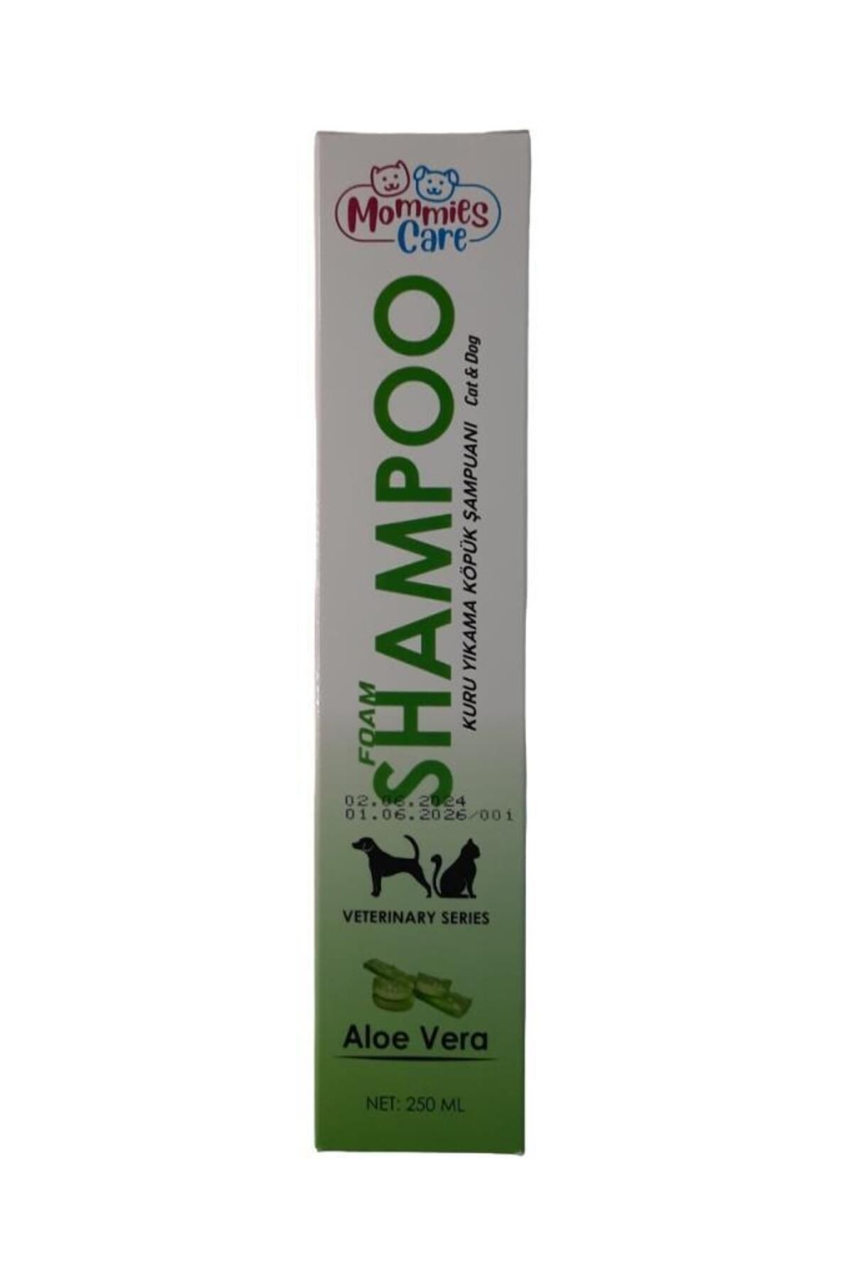 Mommies Care Kedi Köpek Kuru Yıkama Köpük Şampuan Aloe Vera 250 Ml