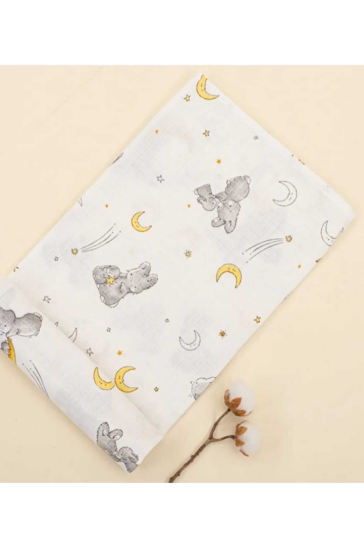 Alpıno-Newborn - Muslin Blanket and Blanket (100% Cotton Baby Blanket, 85cm X 85cm) 1