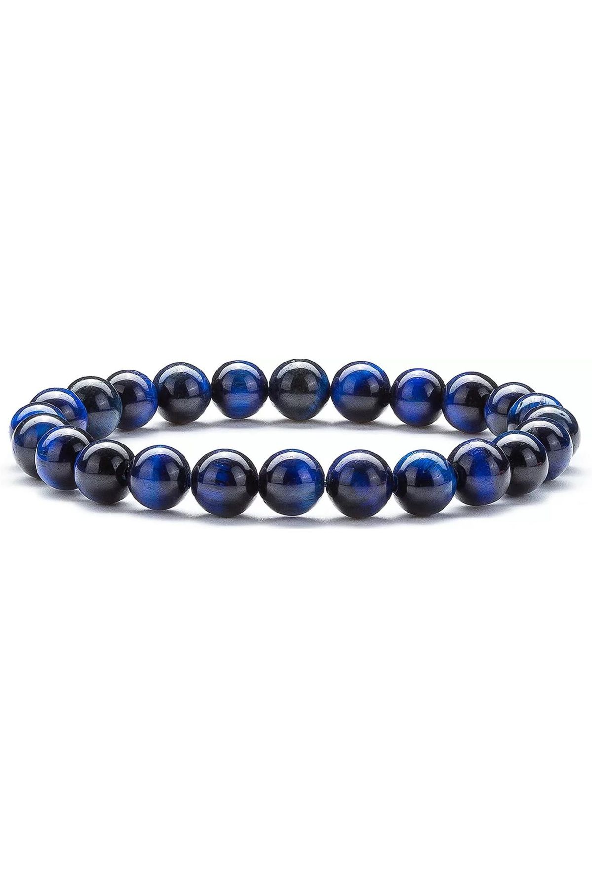 eHediyecim-Blue Turtle Eye Natural Stone Bracelet 4