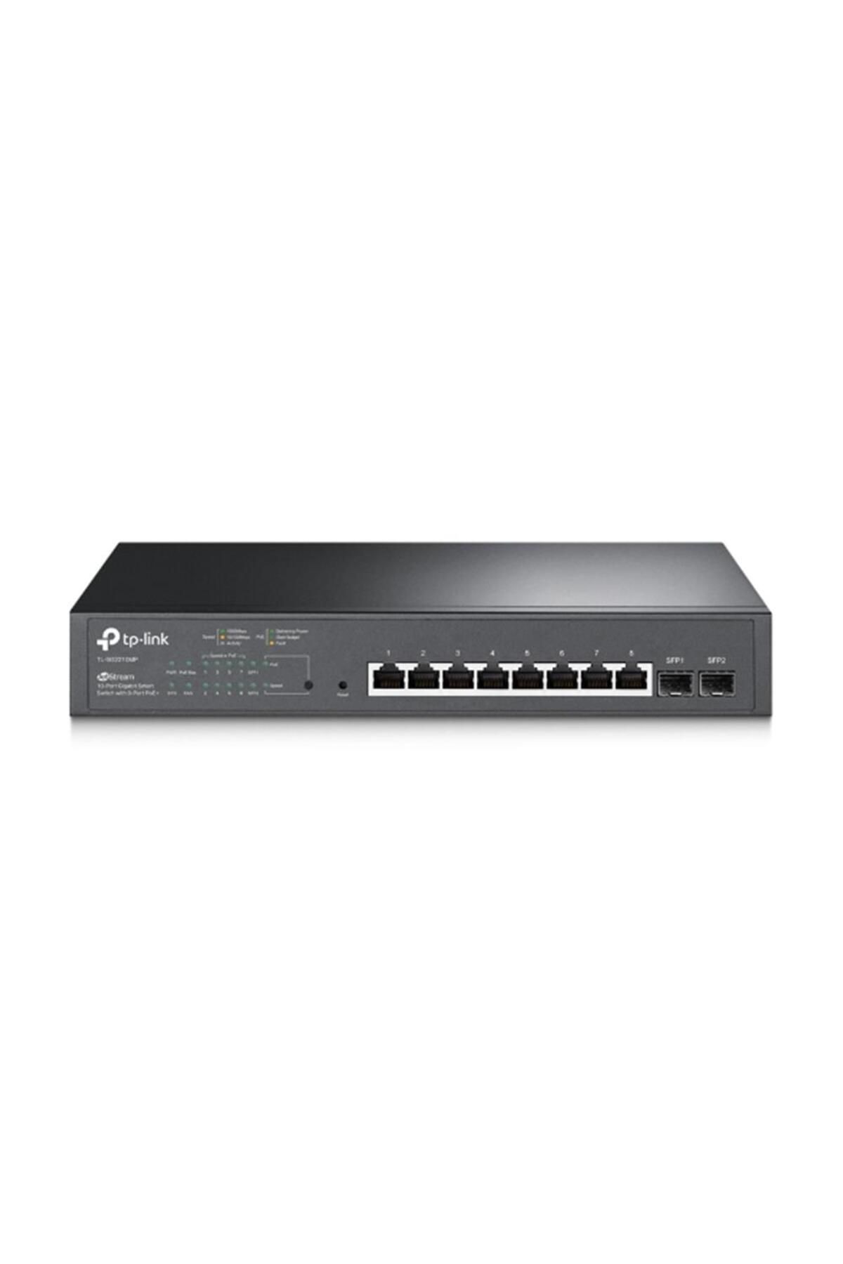 Vobotek Teknoloji Omada -Link TL-SG2210MP 8 Port Poe+ 10-100-1000Mbps 2 SFP Yönetilebilir Switch