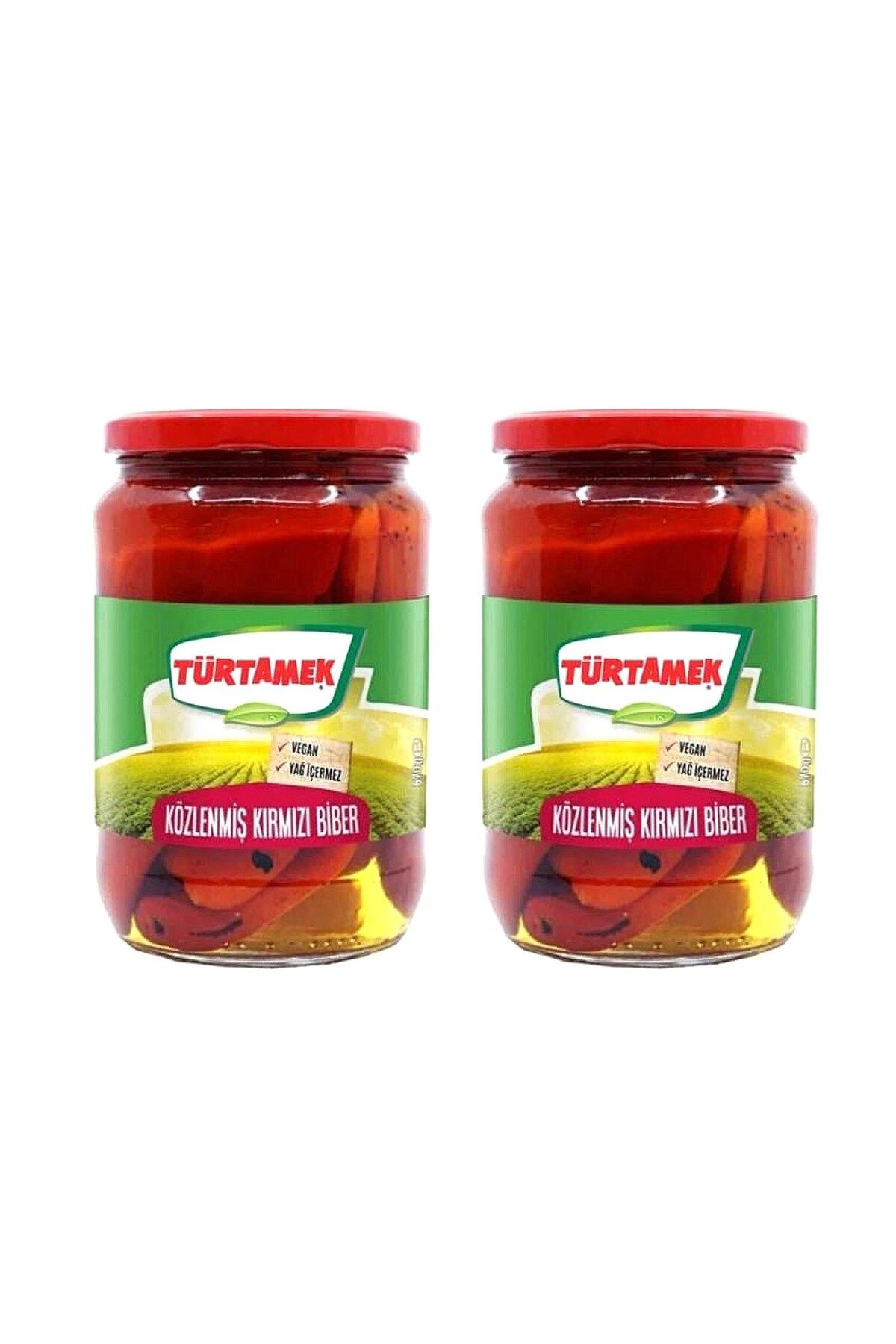 TAMEK Türtamek Közlenmiş Biber 670 gr 2 li