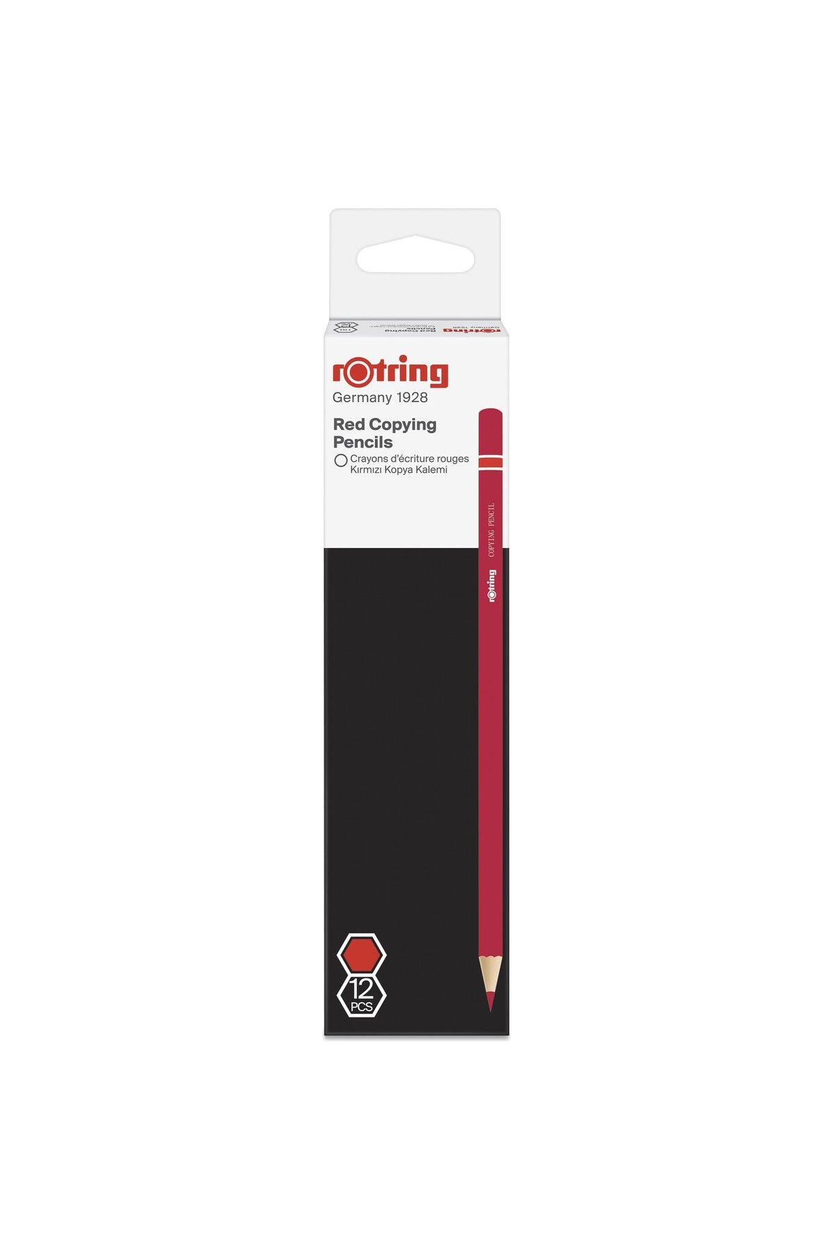 Rotring Kırmızı Kopya Kalemi (12 Li Paket) 2090069