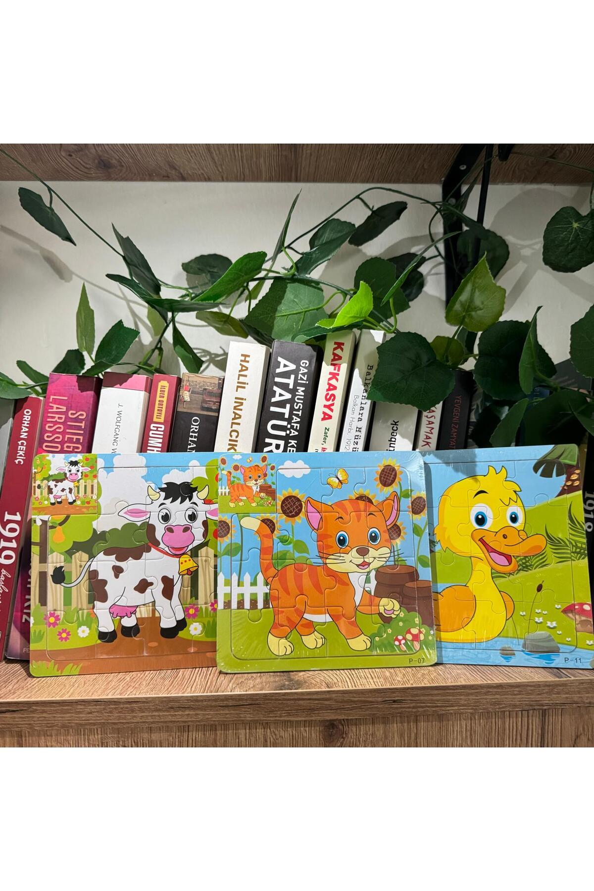 babyist 3'Lü Montessori Ahşap Yapboz