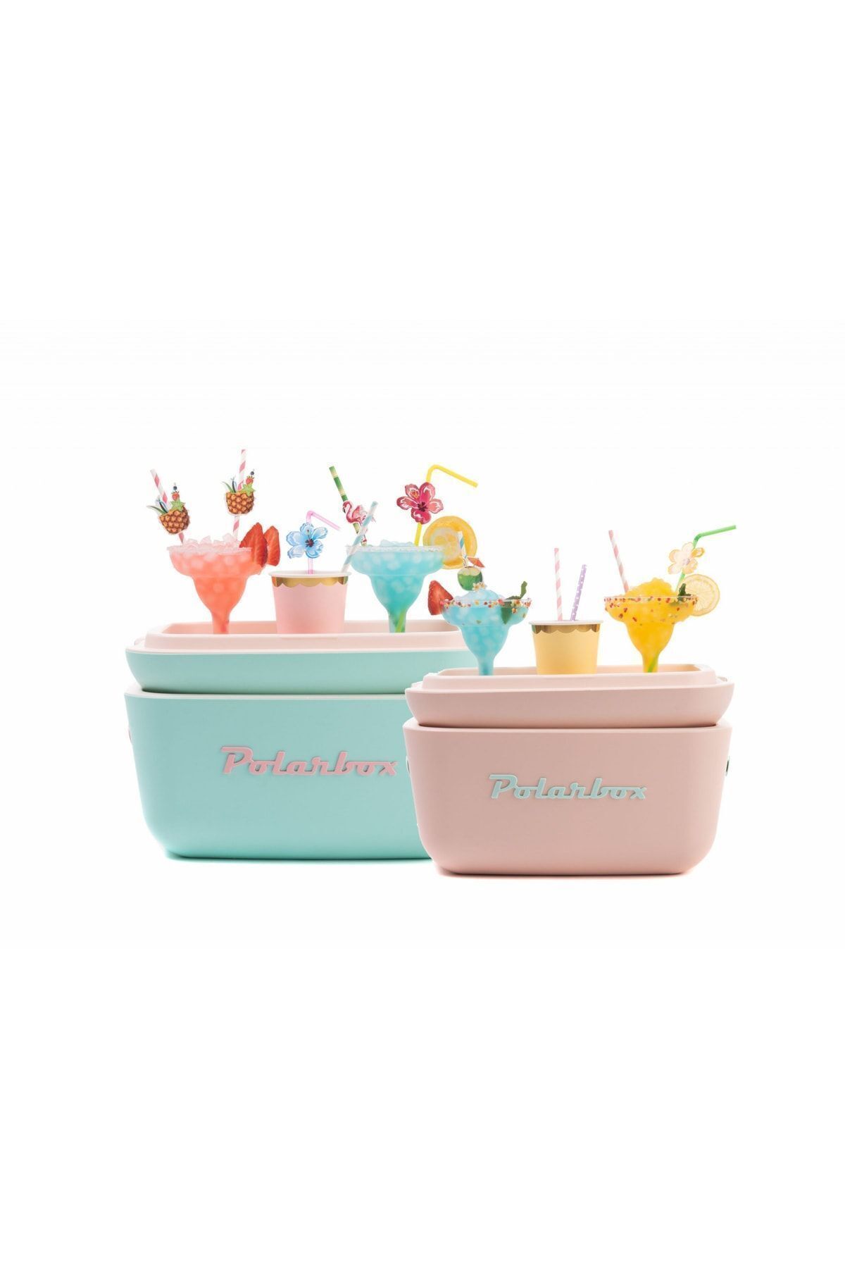 Polarbox-Polarbox® Retro Ice Box Cyan – Baby Rose Classic 20L 5
