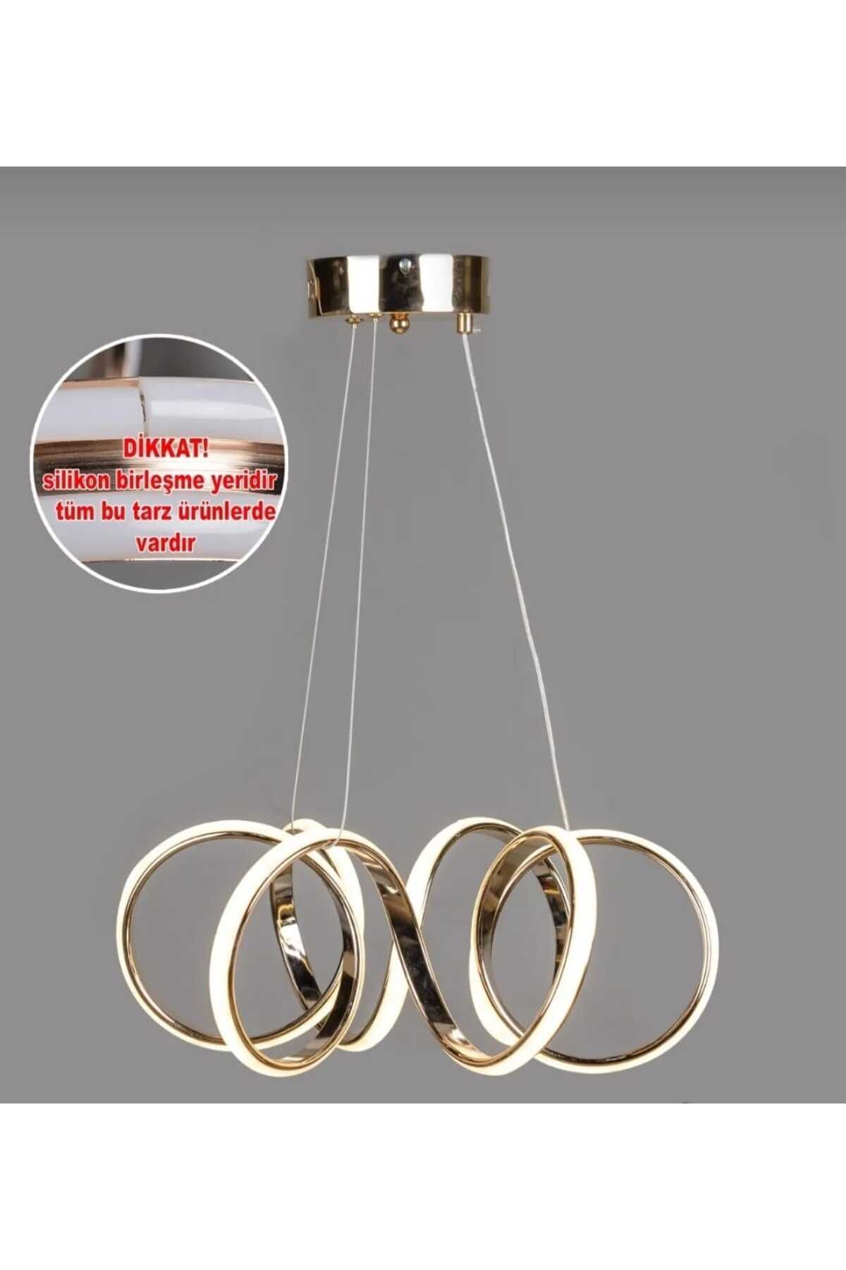 LUCKY LIGHT-Rose Gold Coated Starfish - Modern Luxury Living Room-Hall-Chandelier with 3 Color Leds 4