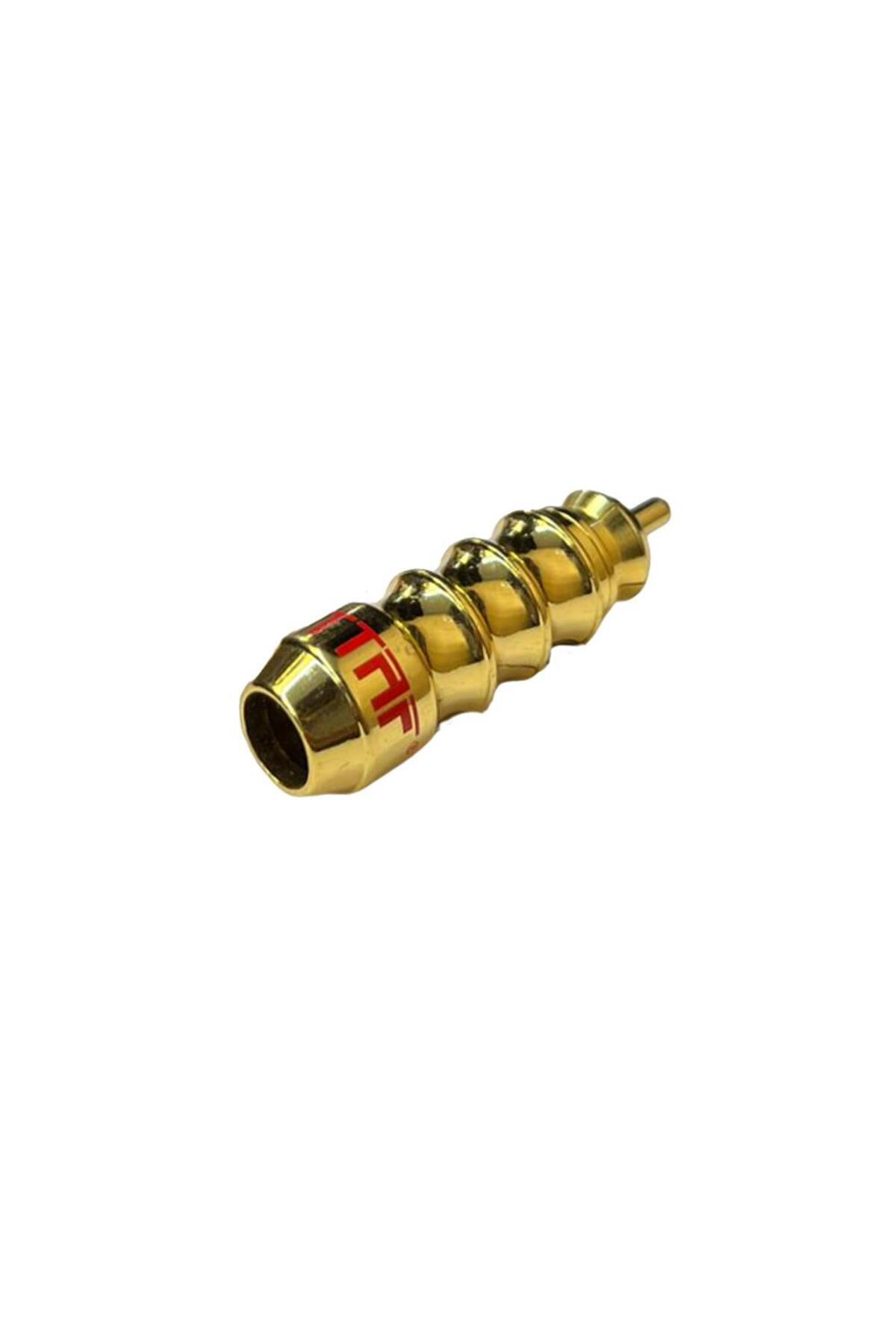 TTAF-93215 Gold Tip Gold Pattern Iron Rca Connector 6