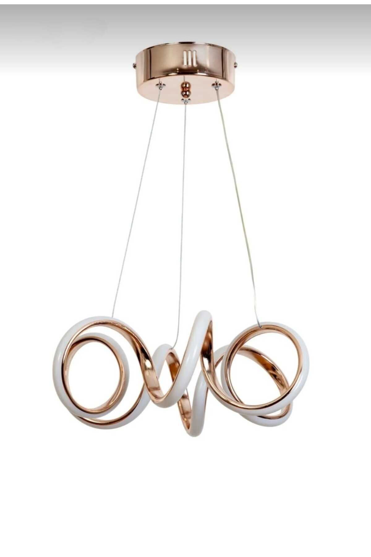 LUCKY LIGHT-Rose Gold Coated Starfish - Modern Luxury Living Room-Hall-Chandelier with 3 Color Leds 2