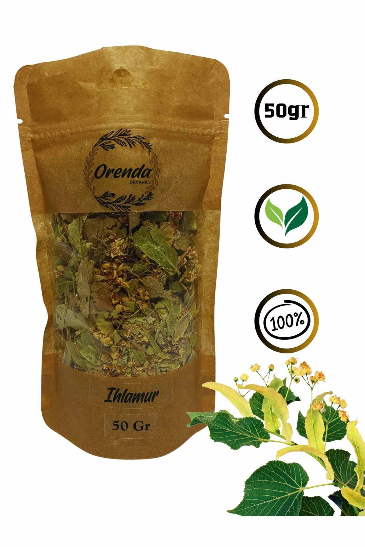 Orenda Ihlamur 50gr (Doğal Kurutulmuş, Elenmiş, Katkısız,Şifa)