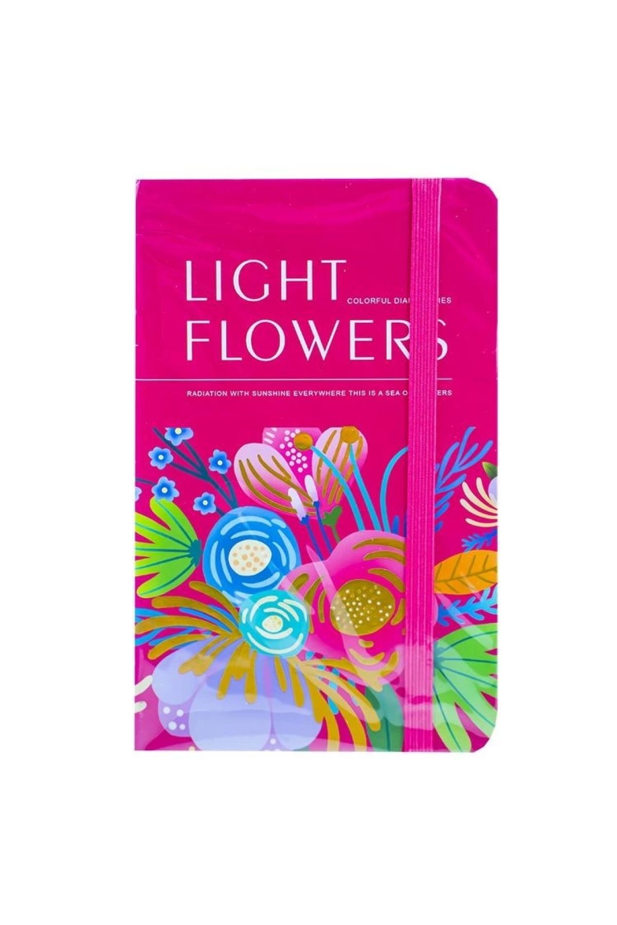 Mikro-Micro A6-07 LIGHT FLOWERS Patterned - Lined A6 Notepad 80YP 3