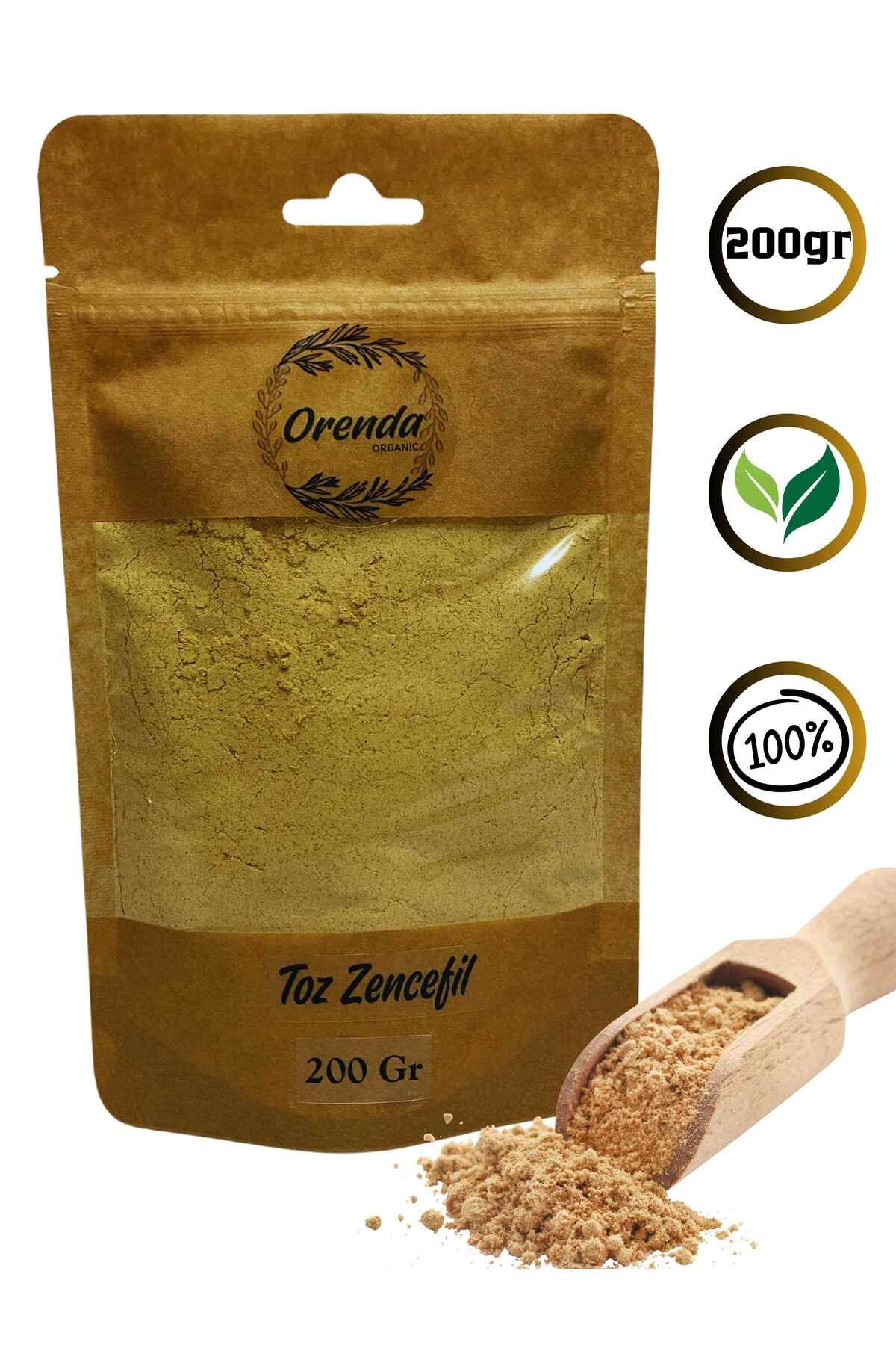 Orenda Zencefil Toz 200gr (ORGANİK)