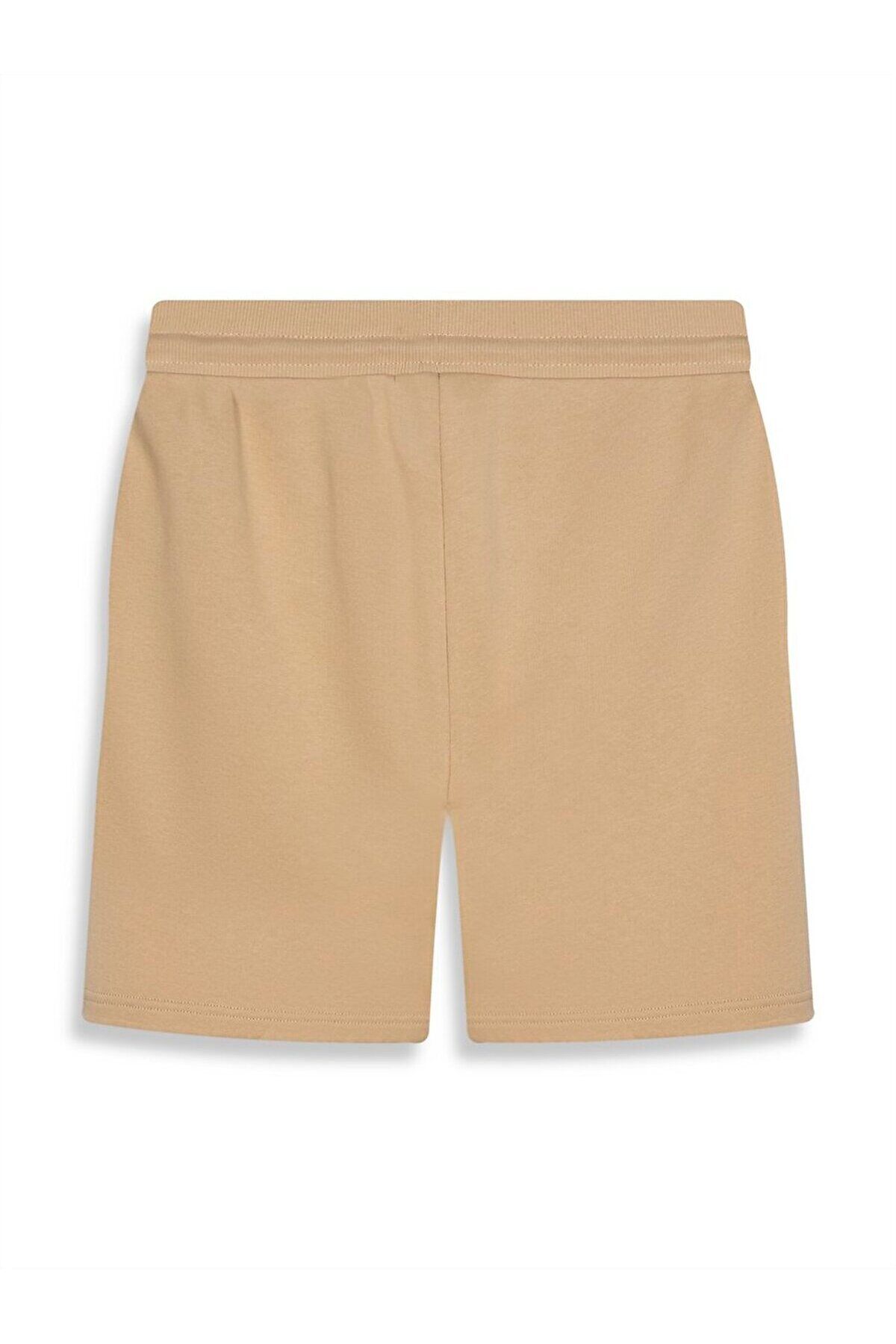 Ltb-Brown Shorts - Pockets and Elastic Waist 2