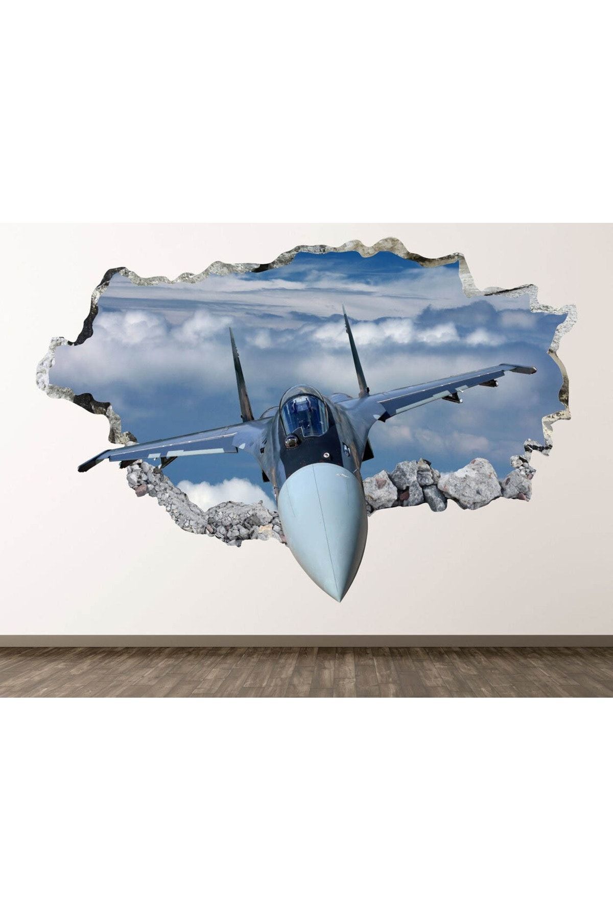 Hava Araçları Full Hd Baskı 3D Modern DUvar Sticker