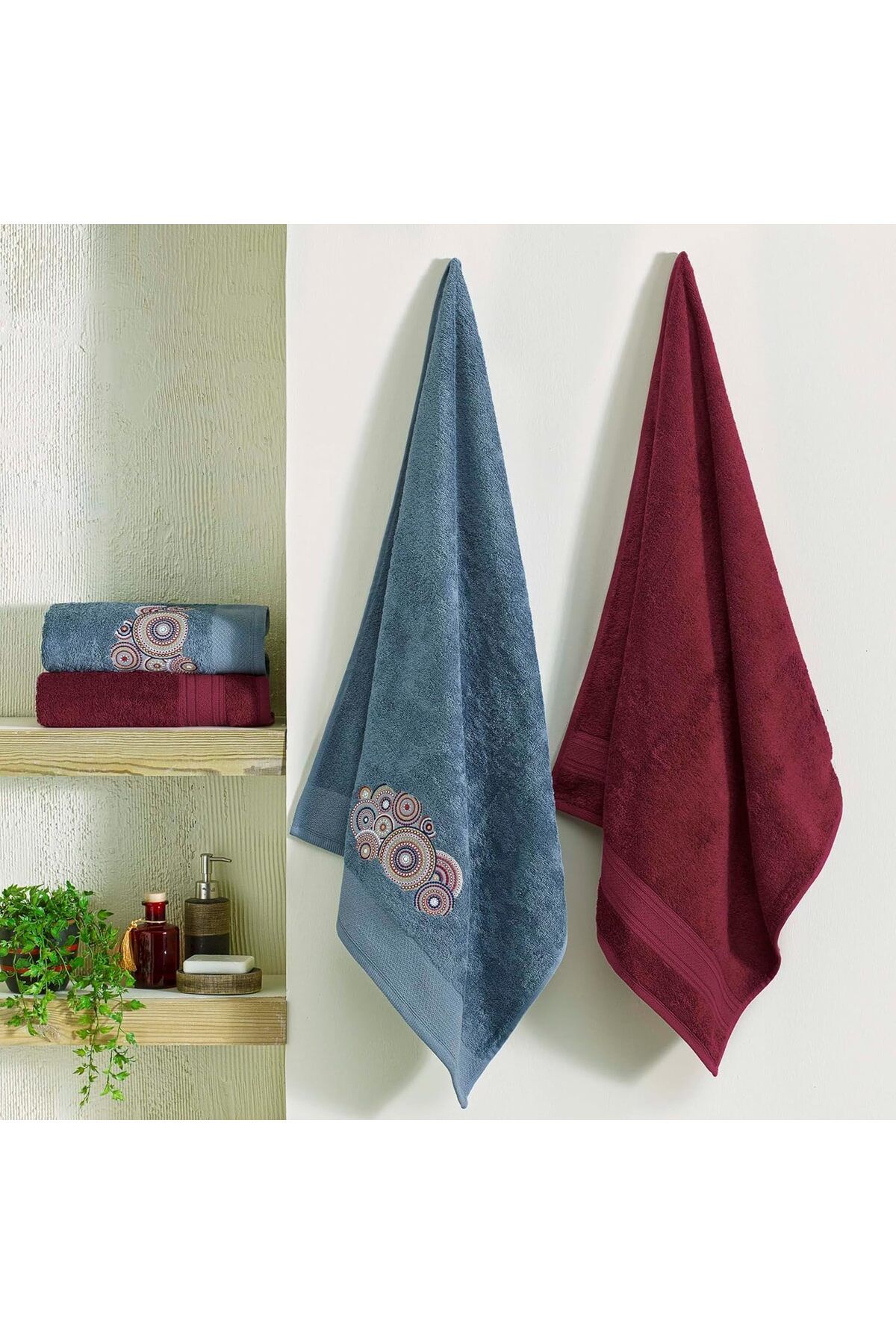 STOREMAX htpshopmx Bambu South Hamam Seti Bordo 4'Lü Set str http 1092444