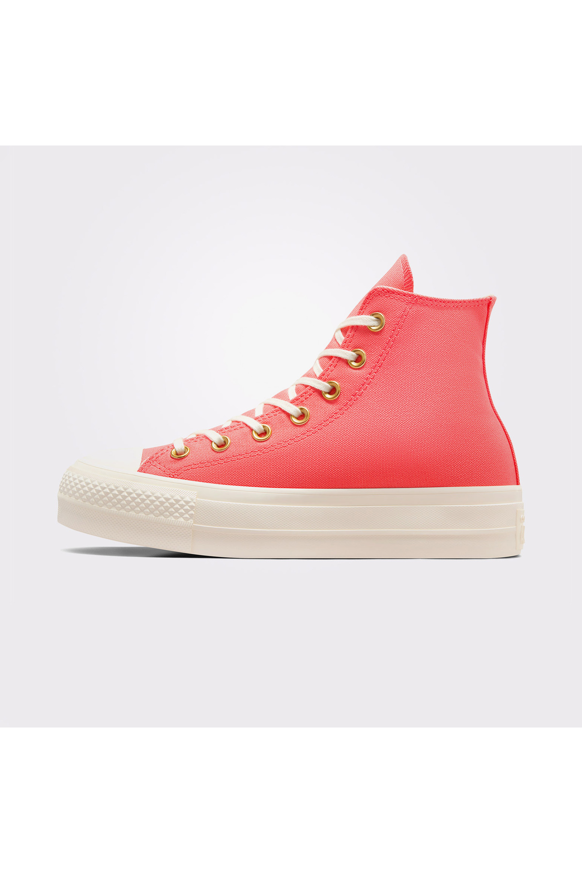 Converse Chuck Taylor All Star Lift Unisex Pembe Platform Sneaker görsel 3