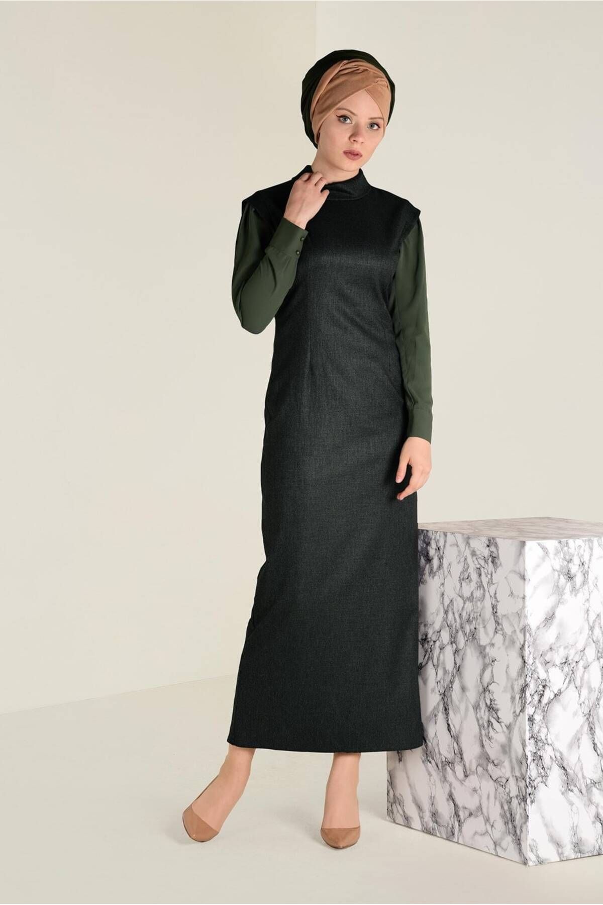 لباس یقه لاک پشت با چاک مخفی 4678 Alvina