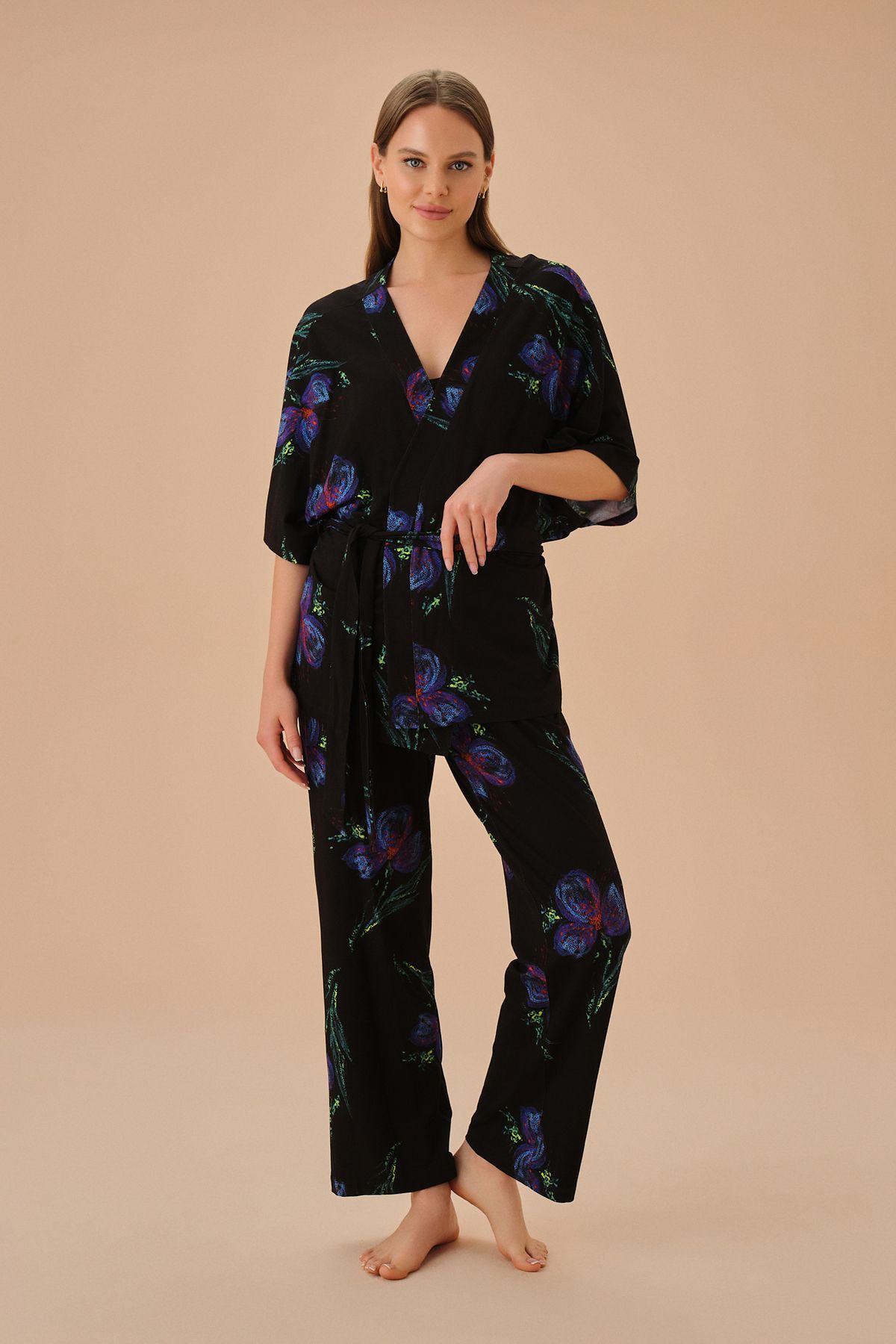 SUWEN-Liona Three Piece Pajama Set 3