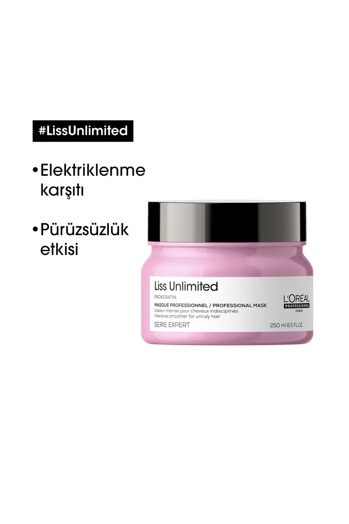 Serie Expert Liss Unlimited Elektriklenme Karşıtı Ve Yoğun Yumuşaklık Veren Ma — LPR000083 — تصویر 4 از 8