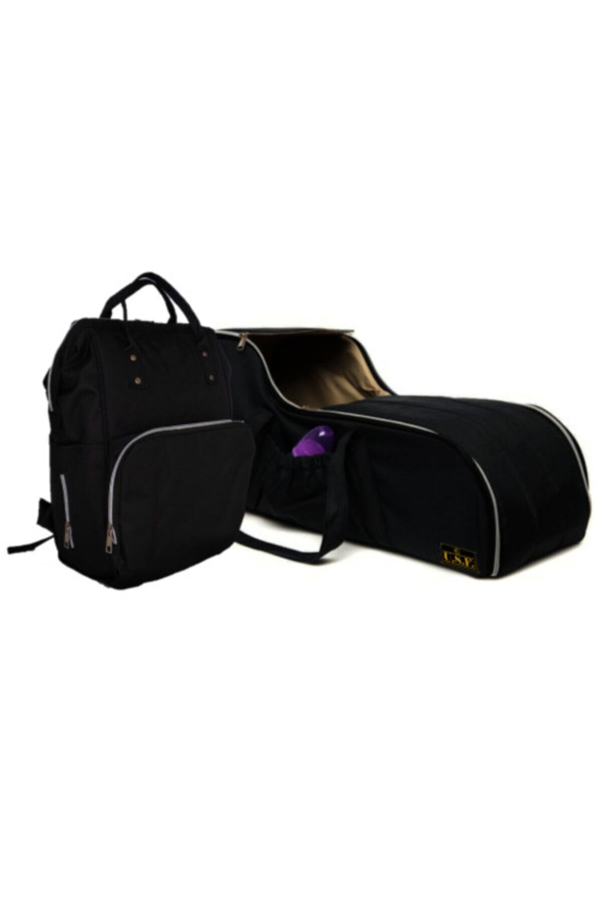 USF Puset Bebek Taşıma Ana Kucağı Anne Bebek Bakım Sırt Çantası - Siyah fotoğrafı 5 (önizleme)