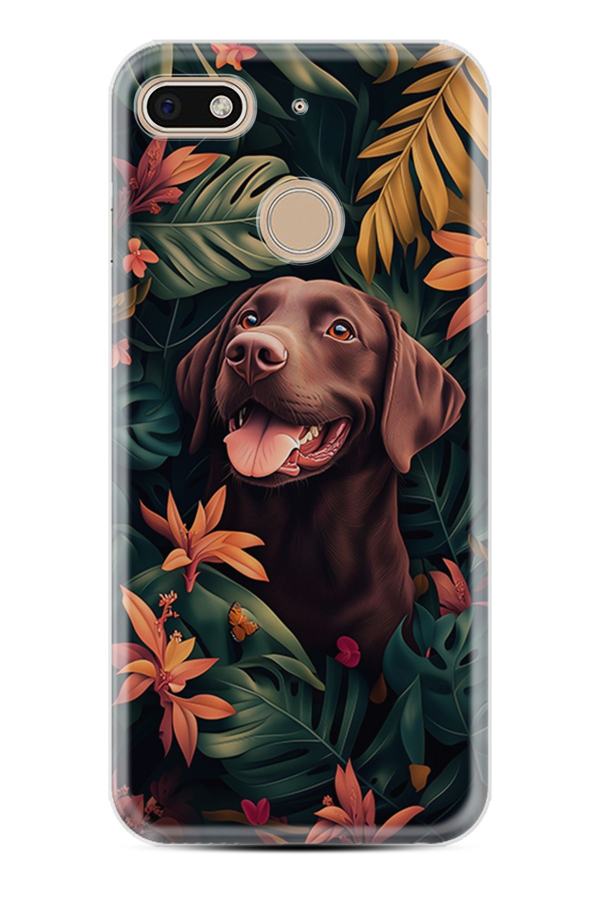 General Mobile GM8 GO Kılıf HD Resim Baskılı Köpekçik StKd -021