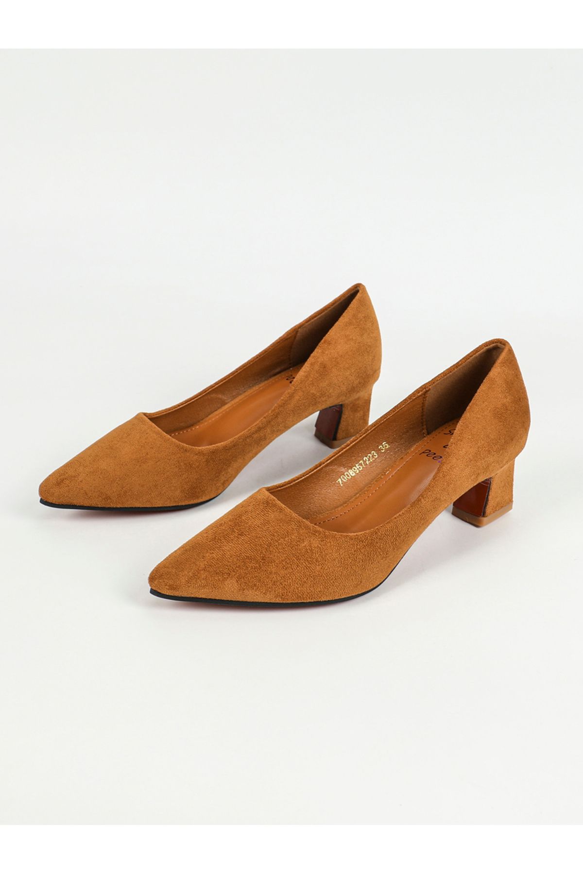 Sneak-a-Peek By Styli-Pointed Toe Block Heel Shoes 5