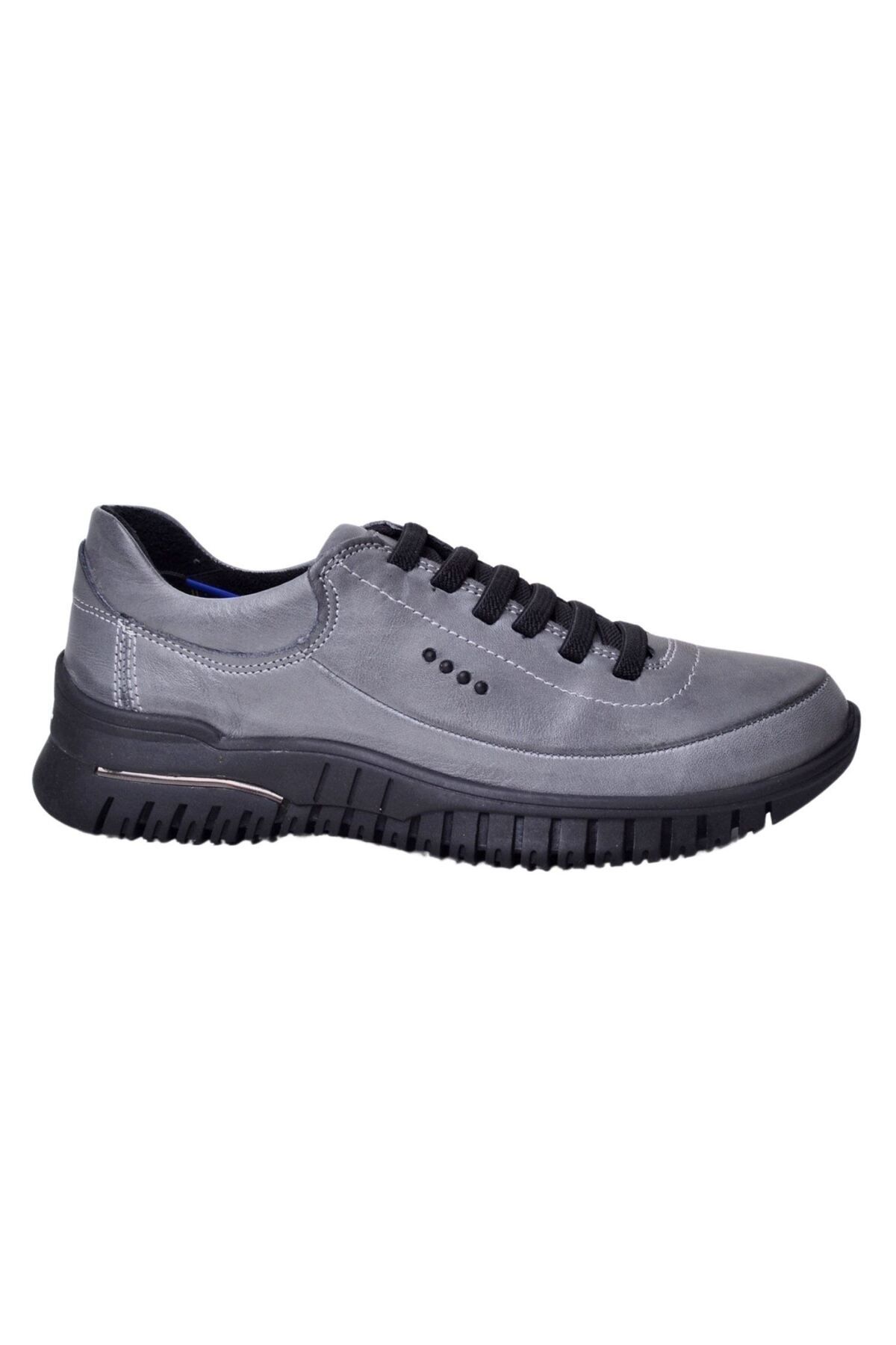 Mammamia-D24Ka-3095 Gray Women's Leather Shoes 1