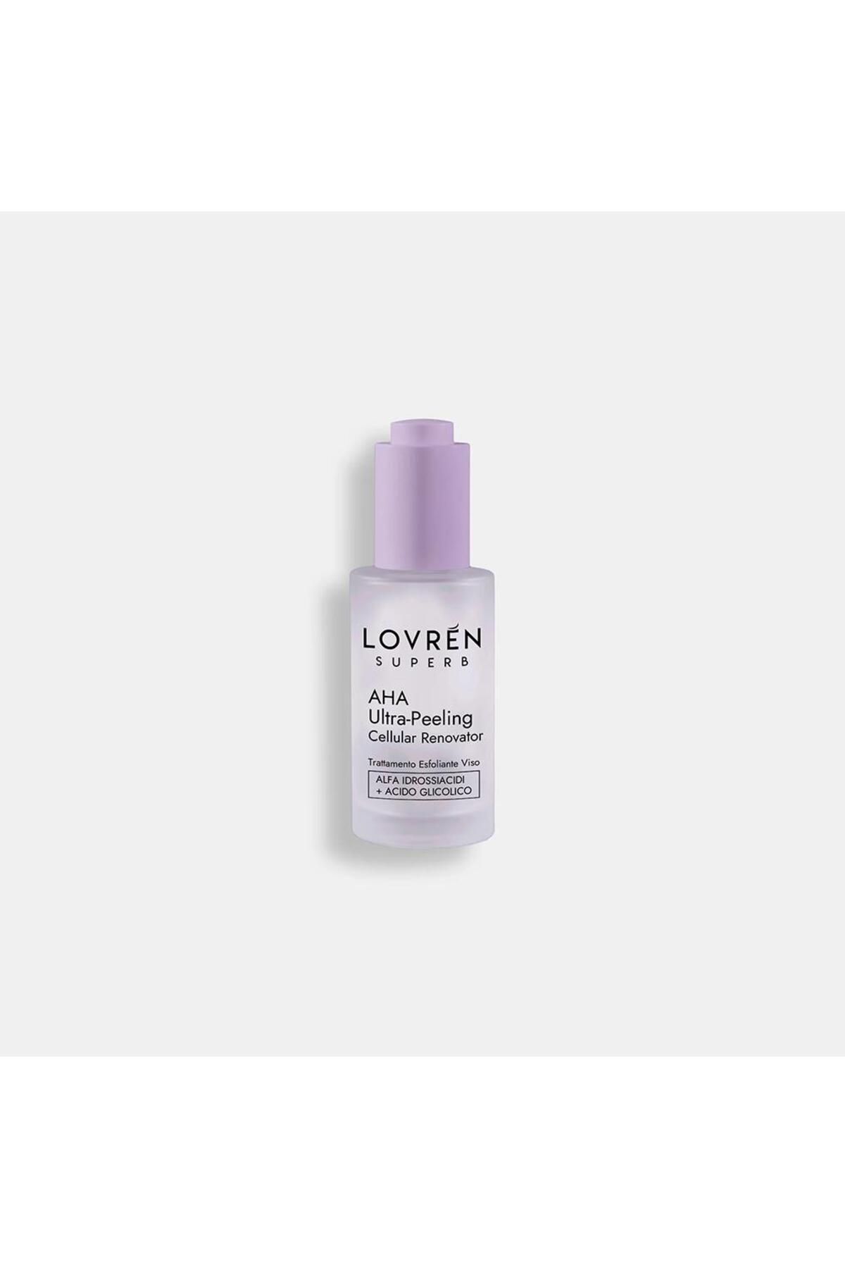 lovren SuperB AHA Ultra-Peeling Exfoliating Facial Treatment Hafif Yağsız Peeling Serum 30ML