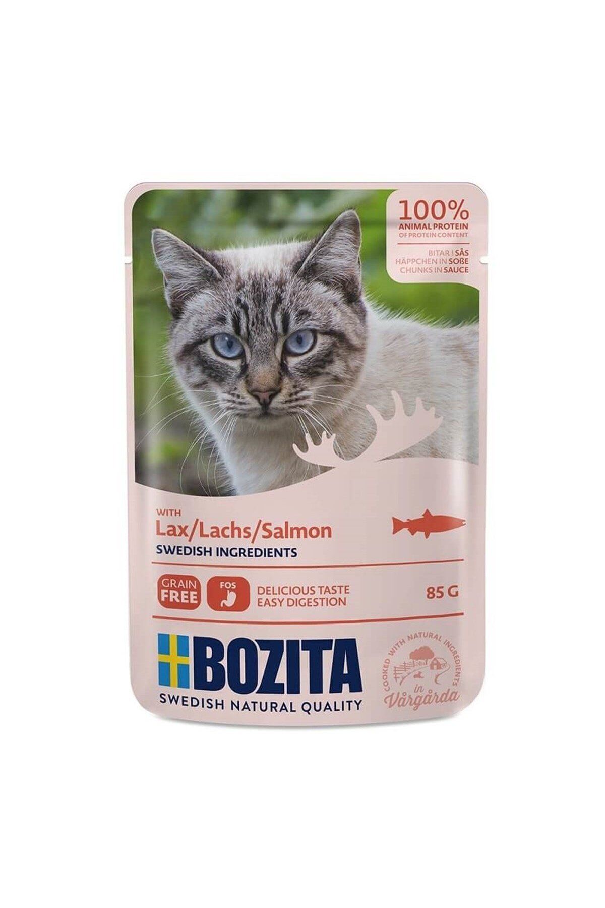 Bozita Sos Içinde Somon Pouch Kedi Konservesi 85gr