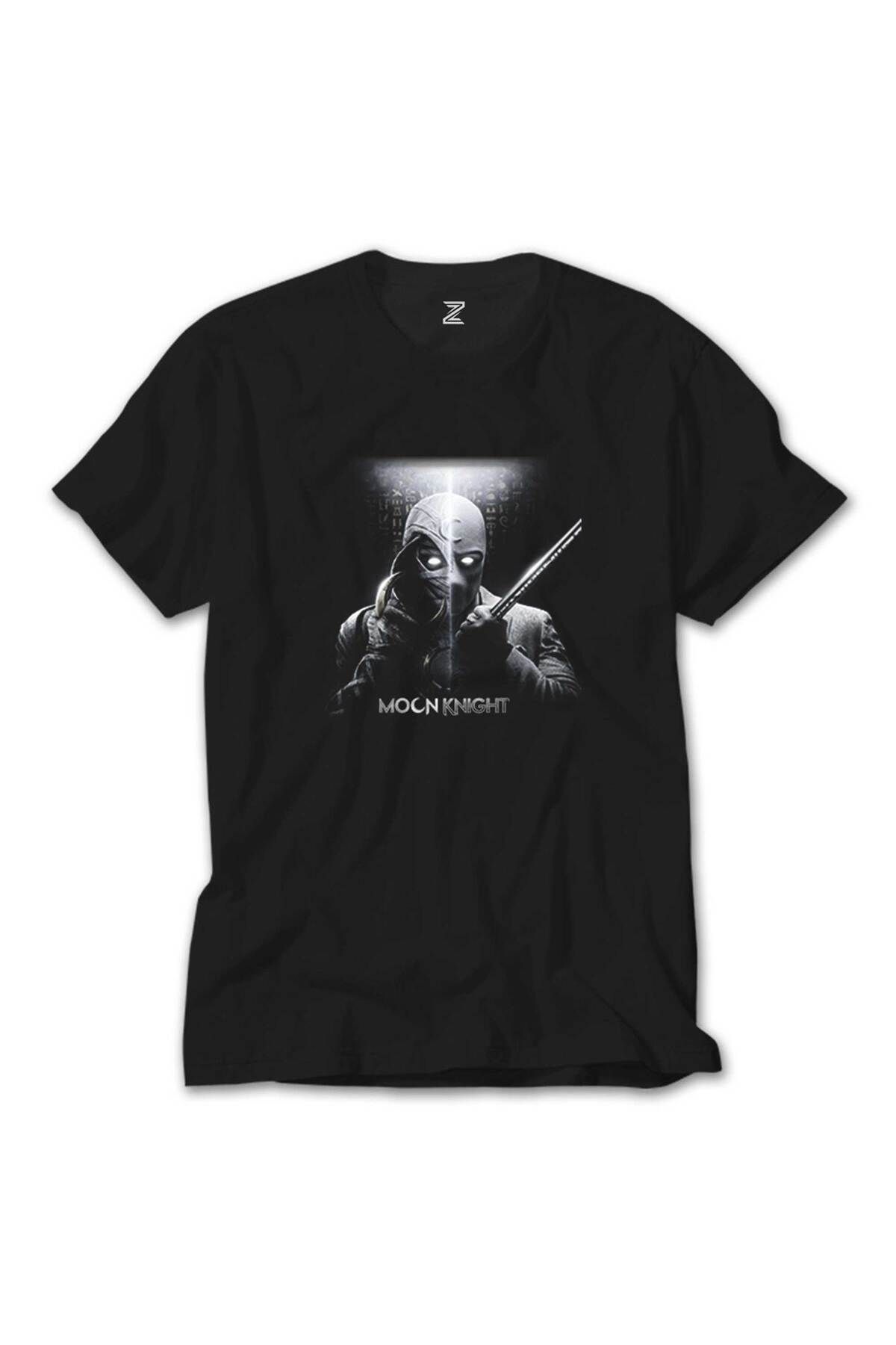 WAKHA Moon Knight Warrios Siyah Tişört