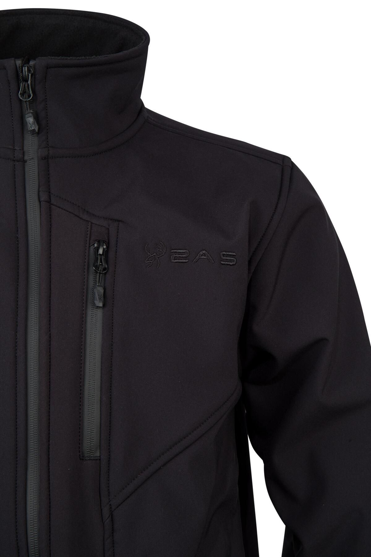 2AS-Ανδρικό μπουφάν Black Shade Softshell 2