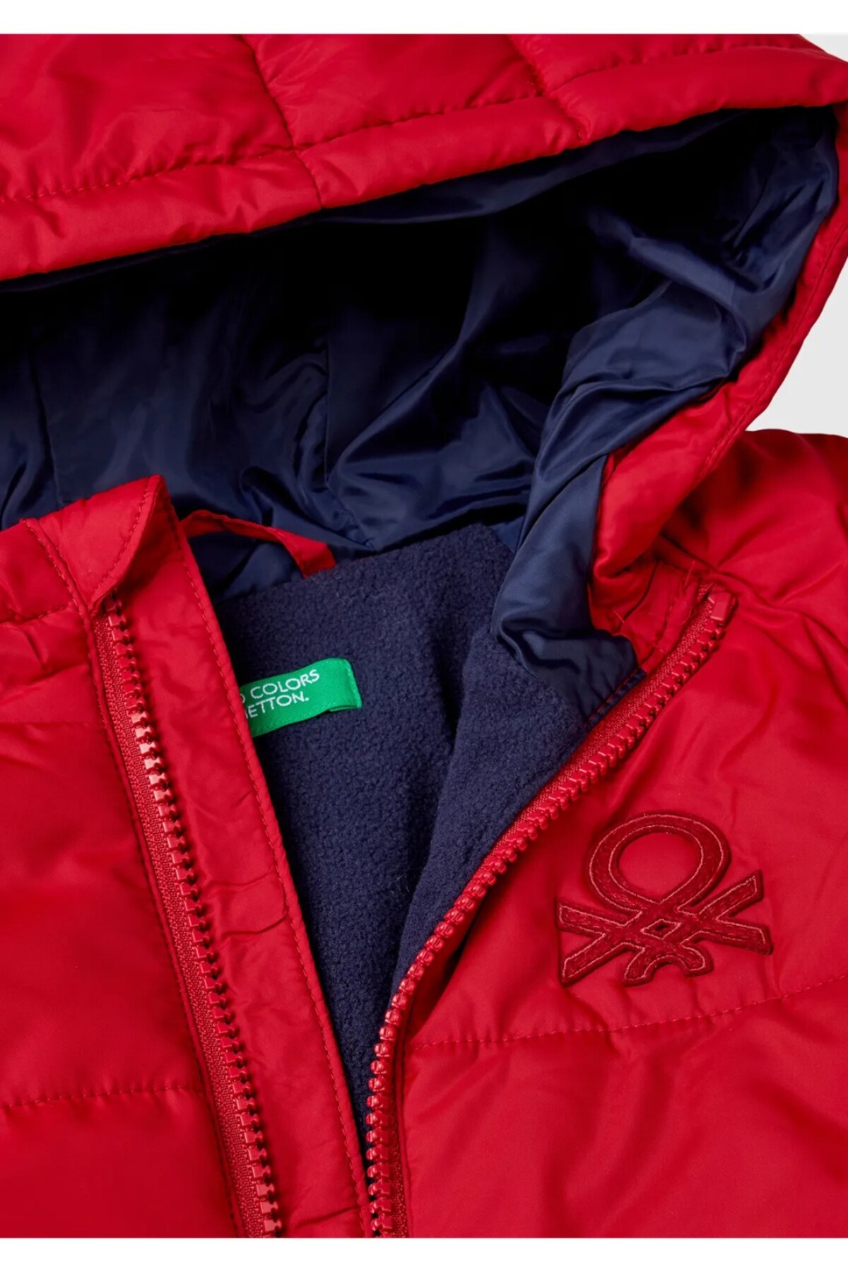 Benetton Erkek bebek montu  2024 YILI KIŞ SEZONU 2WU0GN02W-24K fotoğrafı 3 (önizleme)