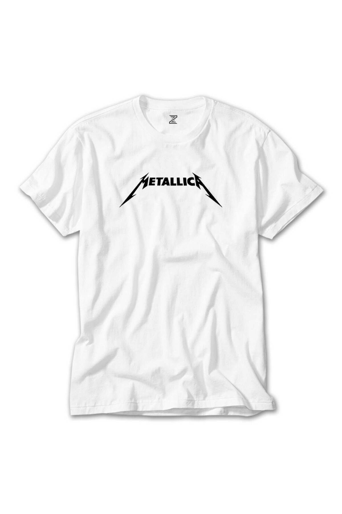 WAKHA Metallica Classic Logo Beyaz Tişört