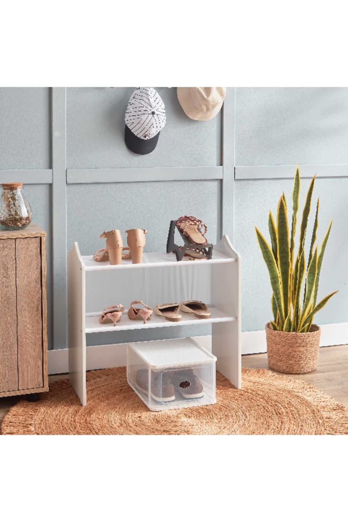 Home Box-منظم الأحذية ساجا - 14×14×24 سم 6