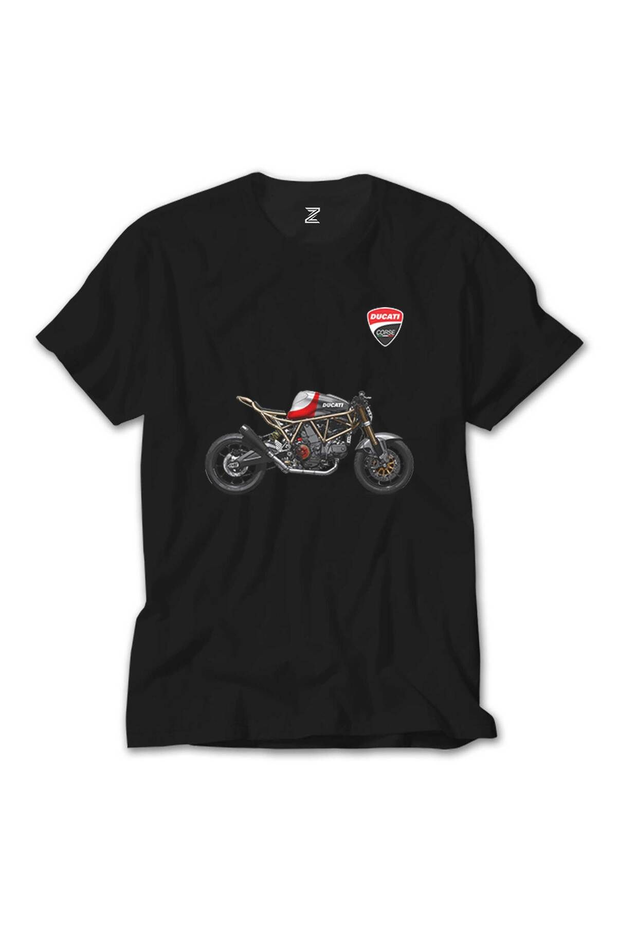 WAKHA Ducati SuperSport Siyah Tişört
