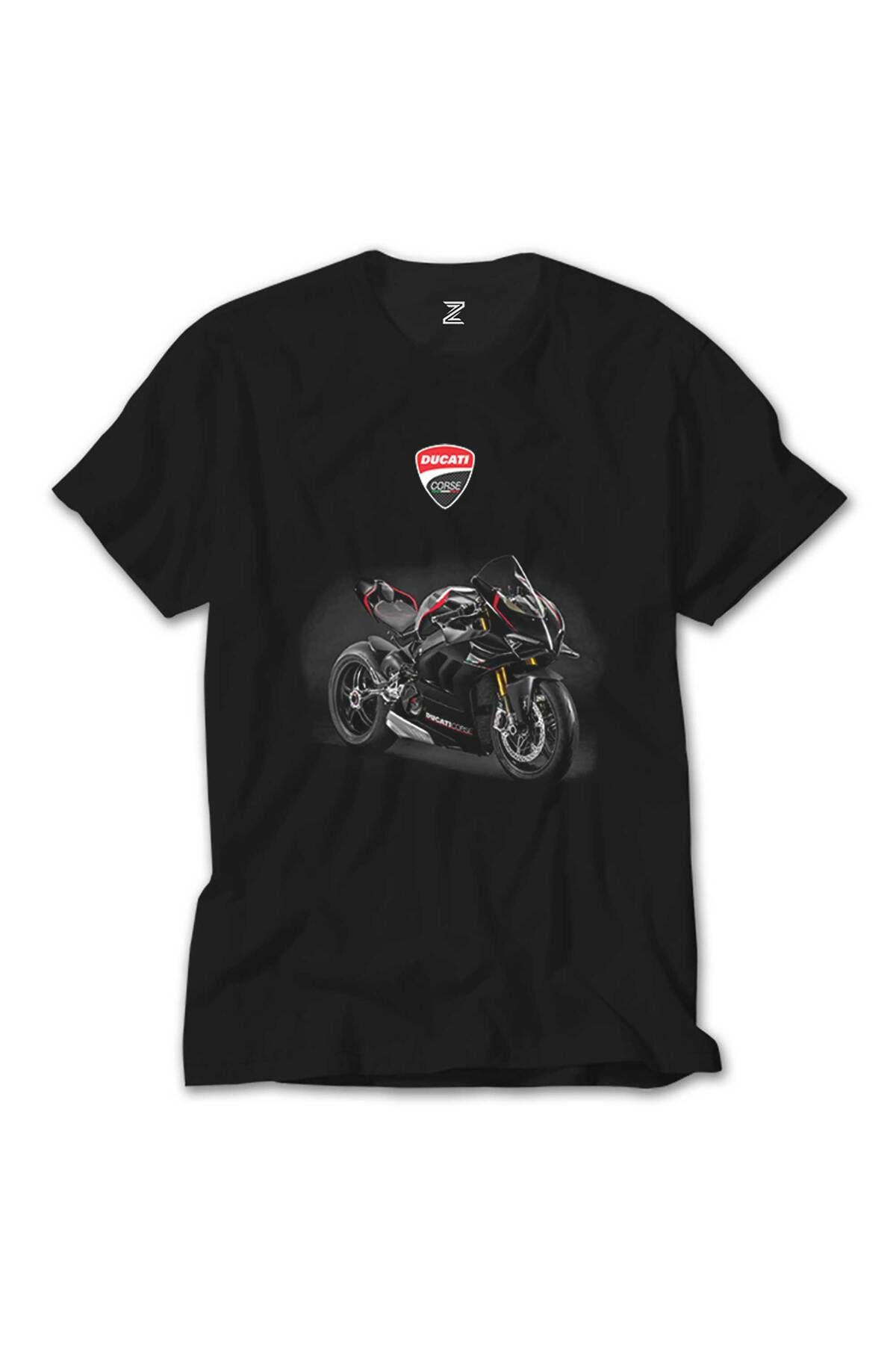 WAKHA Ducati Panigale V4 SP2.jpg Siyah Tişört