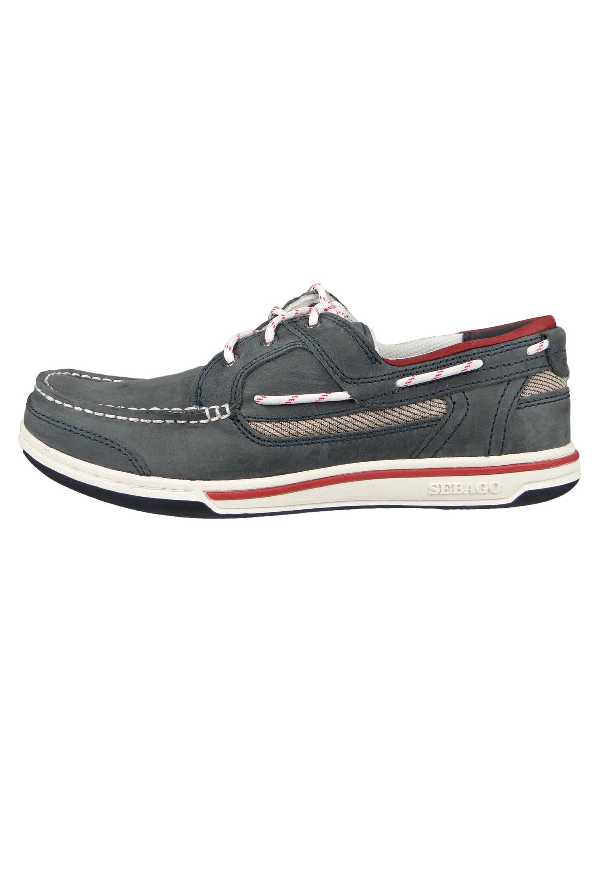 Sebago-7000GF0 908 Triton Three Eyelets NBK Herren Bootsschuhe Blue Navy Blau 3